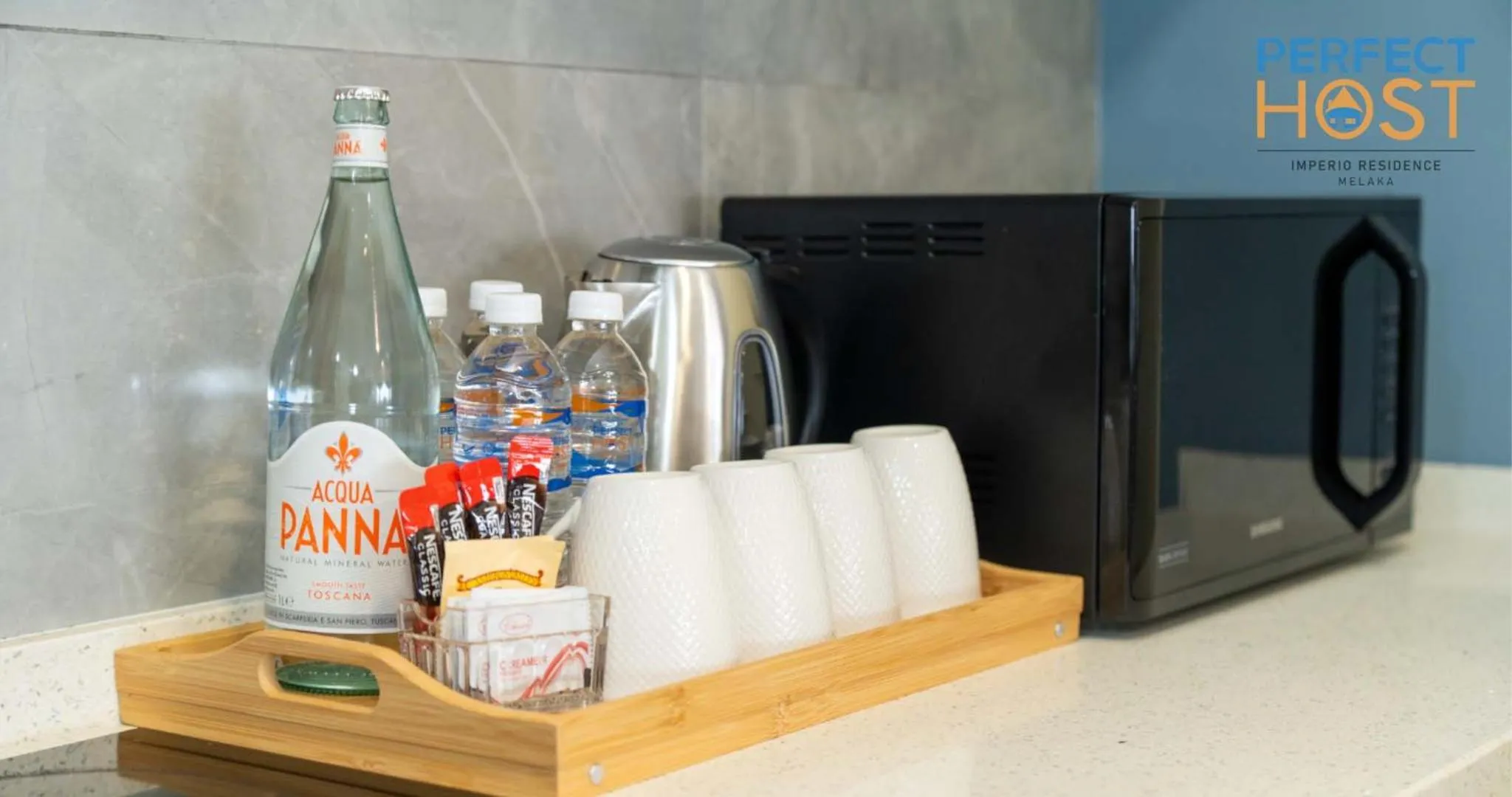 Coffee/tea facilities in Imperio Residence Seafront by Perfect Host