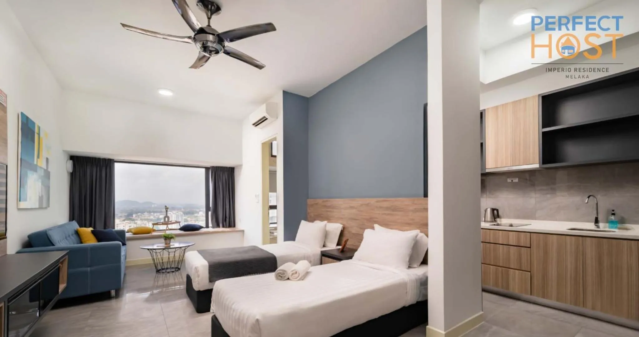 TV and multimedia in Imperio Residence Seafront by Perfect Host