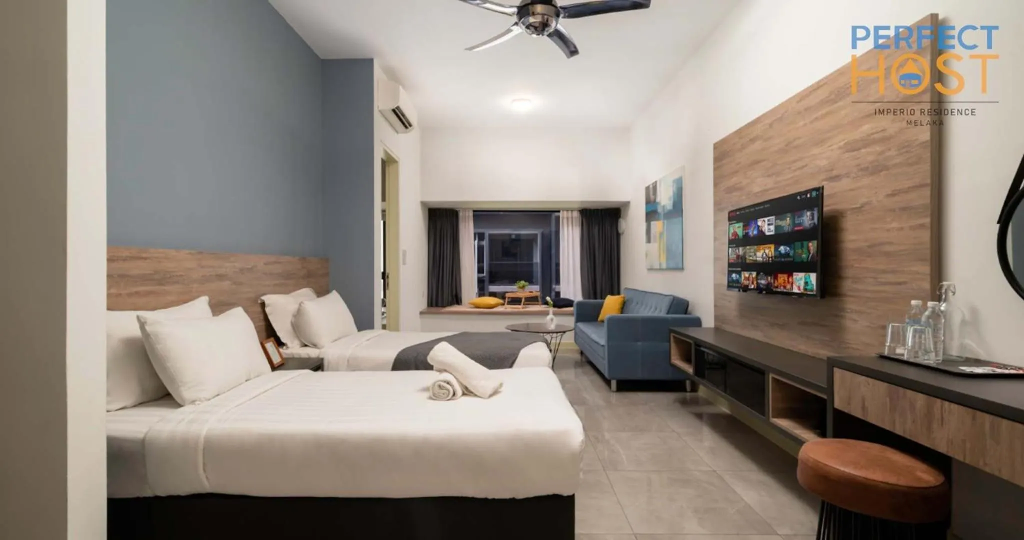 Bed in Imperio Residence Seafront by Perfect Host