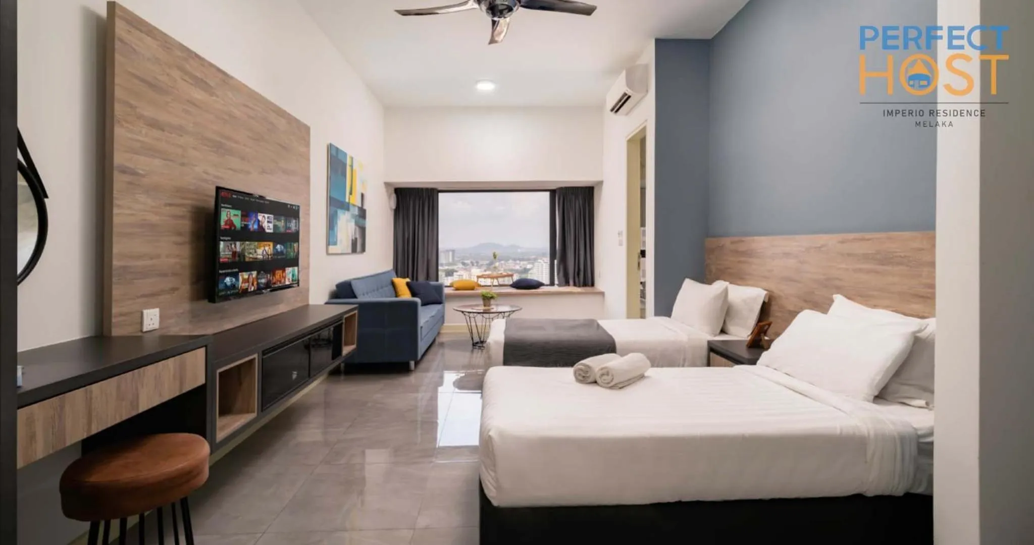 Bed in Imperio Residence Seafront by Perfect Host