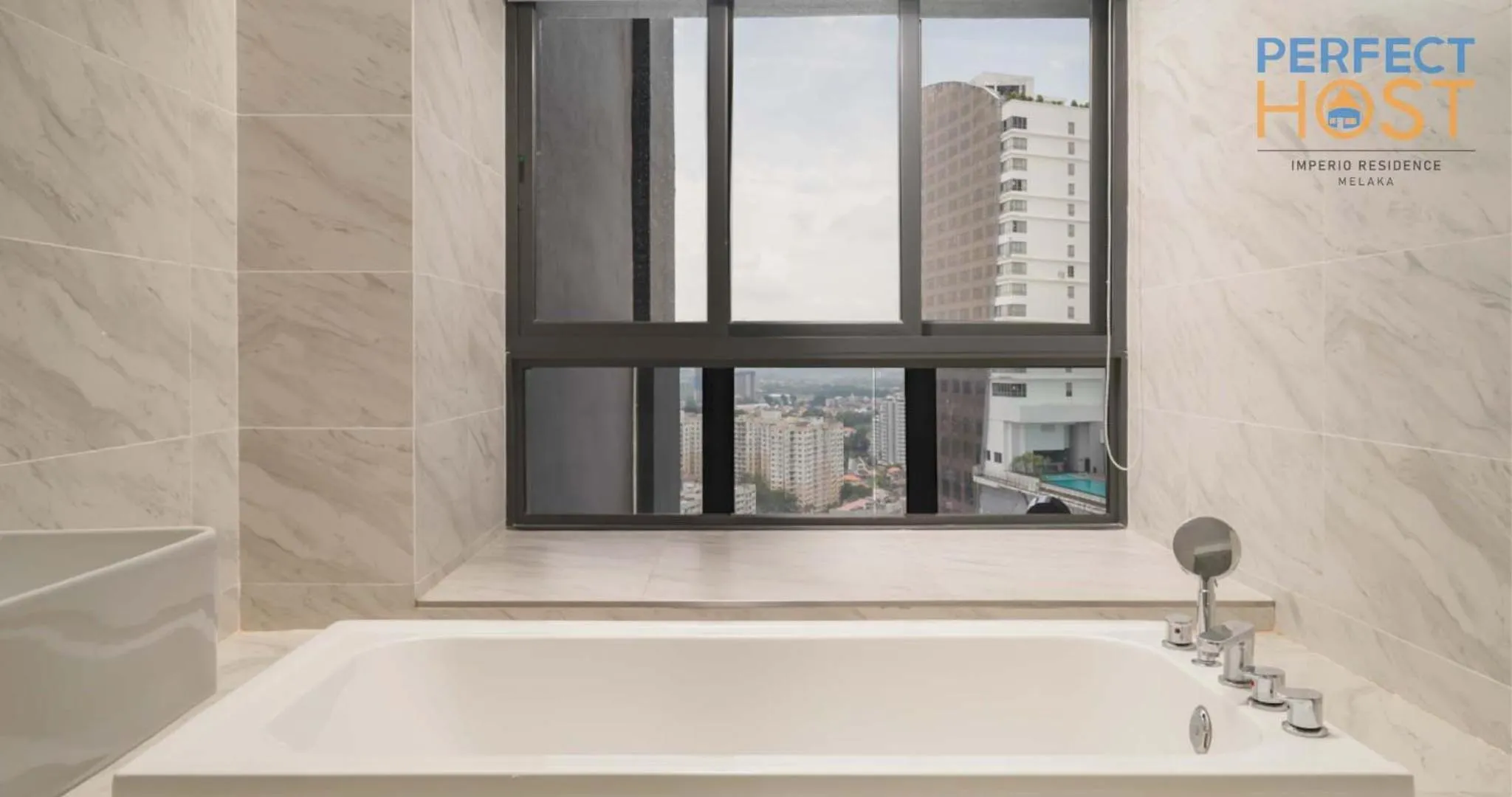 Bathroom in Imperio Residence Seafront by Perfect Host