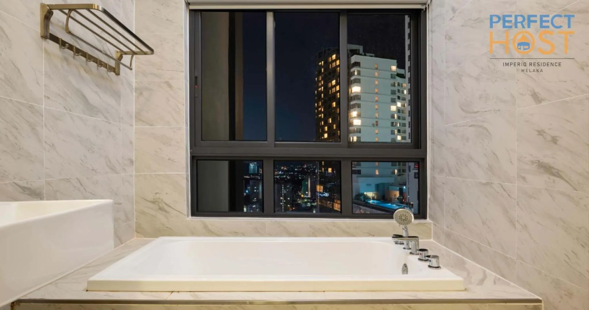 Bathroom in Imperio Residence Seafront by Perfect Host