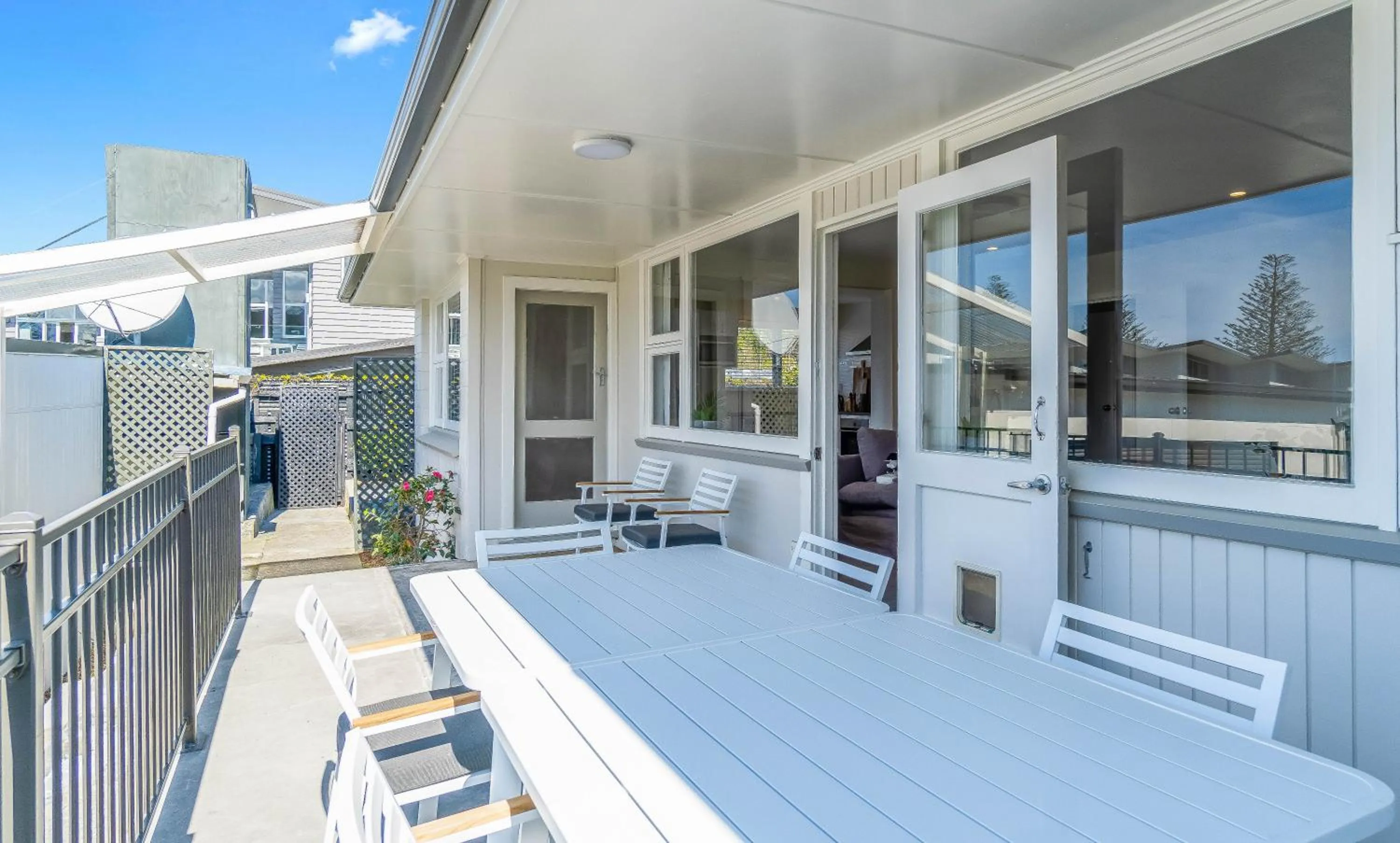 Balcony/Terrace in Kaikoura Beach Motel