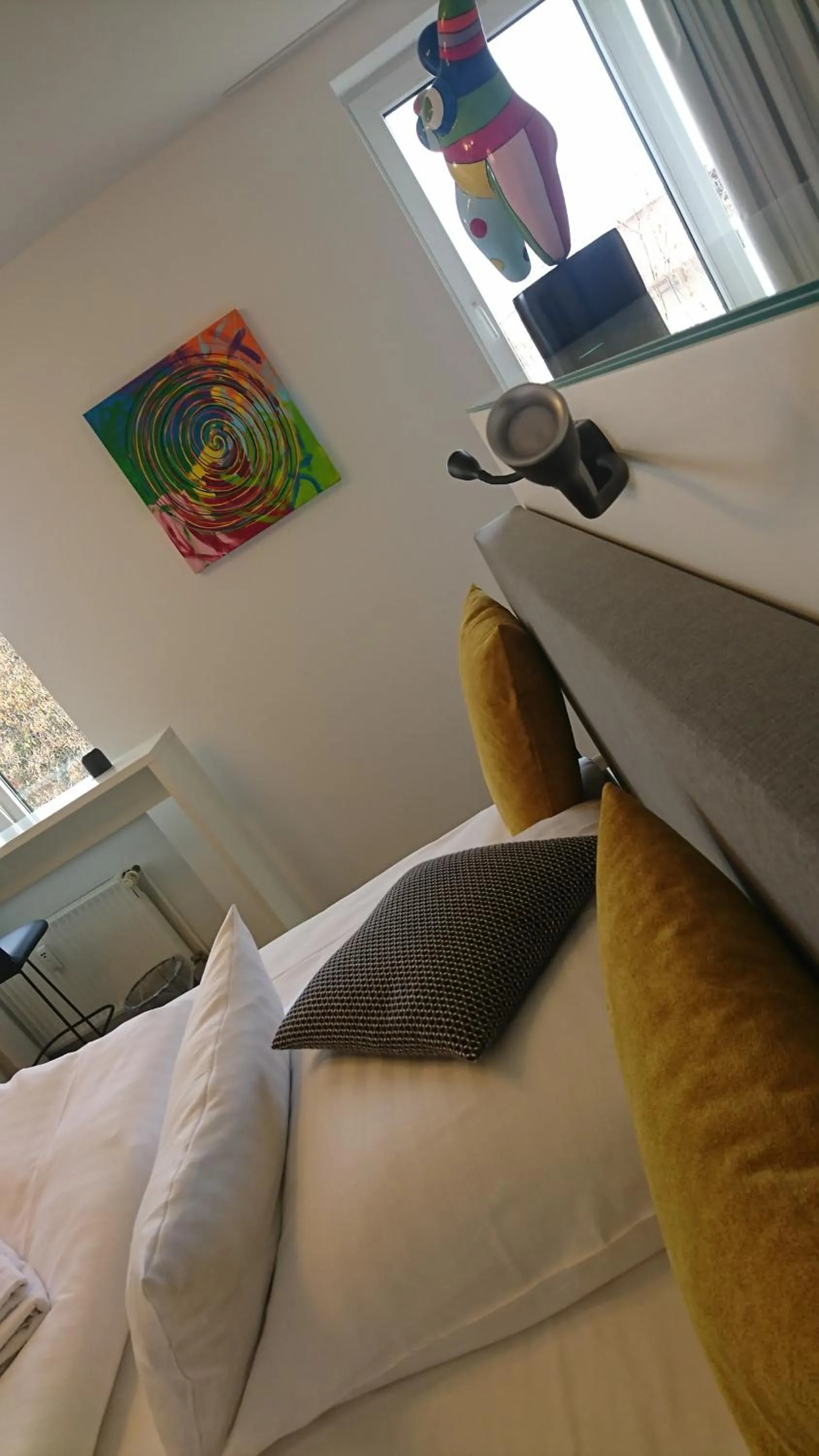 Bed in Hotel in Herrenhausen