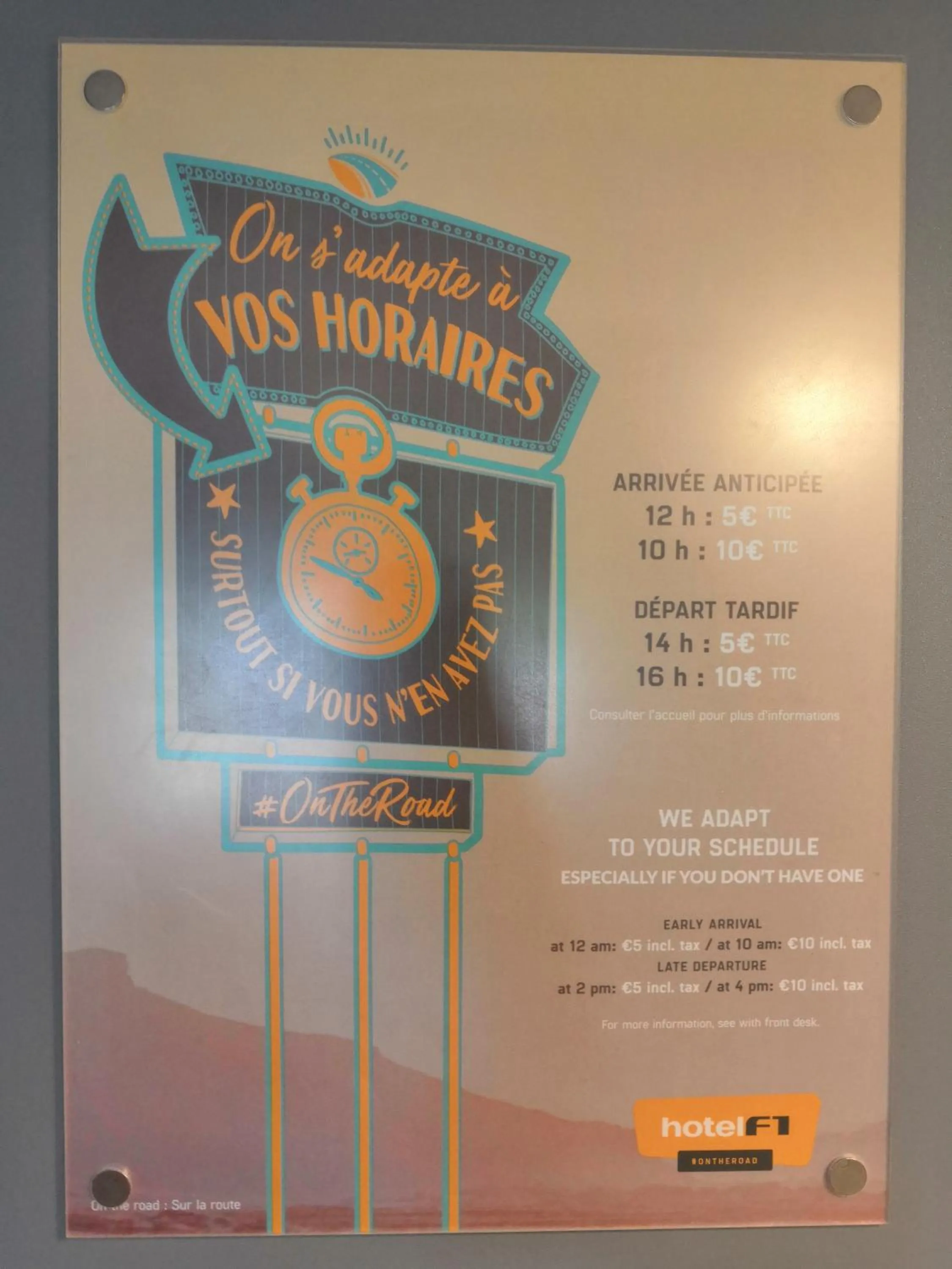 Certificate/Award in hotelF1 Saint Witz A1 Hôtel