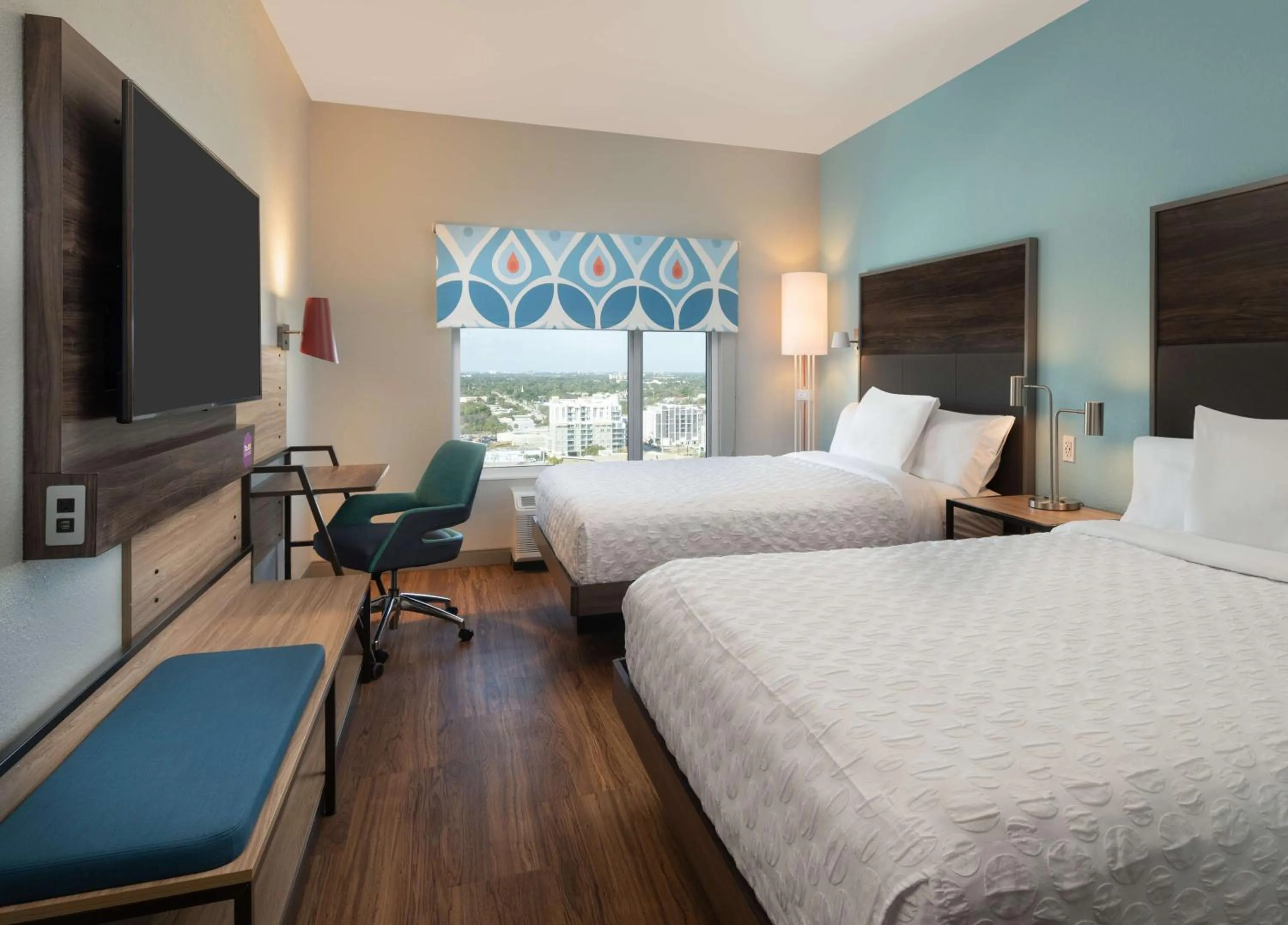 Bedroom, Bed in Tru By Hilton Fort Lauderdale Downtown-Flagler Village