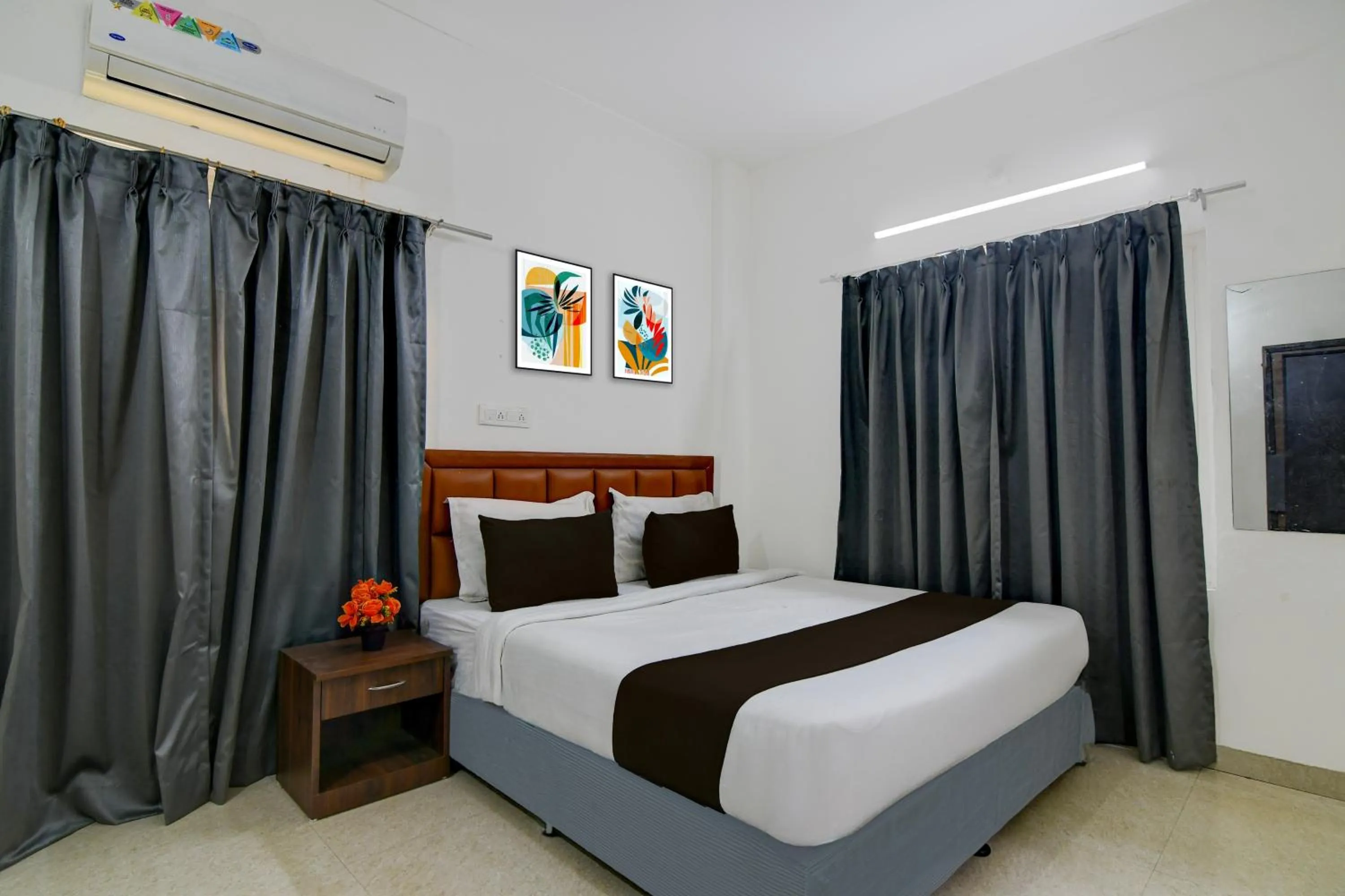 Bedroom, Bed in Super Collection O Infocity Square Bhubaneswar Formerly Prime Residency
