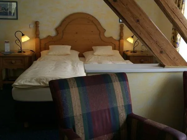 Bed in Hotel Rauch