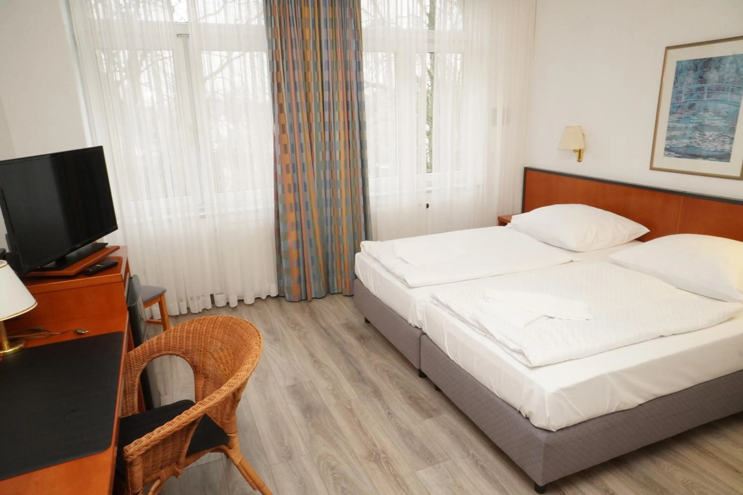 Bed in Hotel Birkenwerder