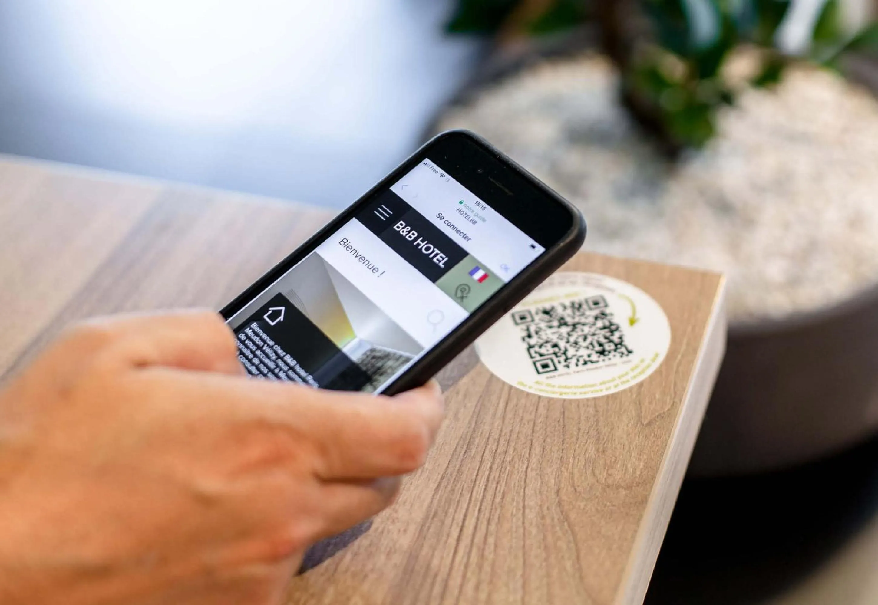 Text overlay in ibis budget Thionville Yutz