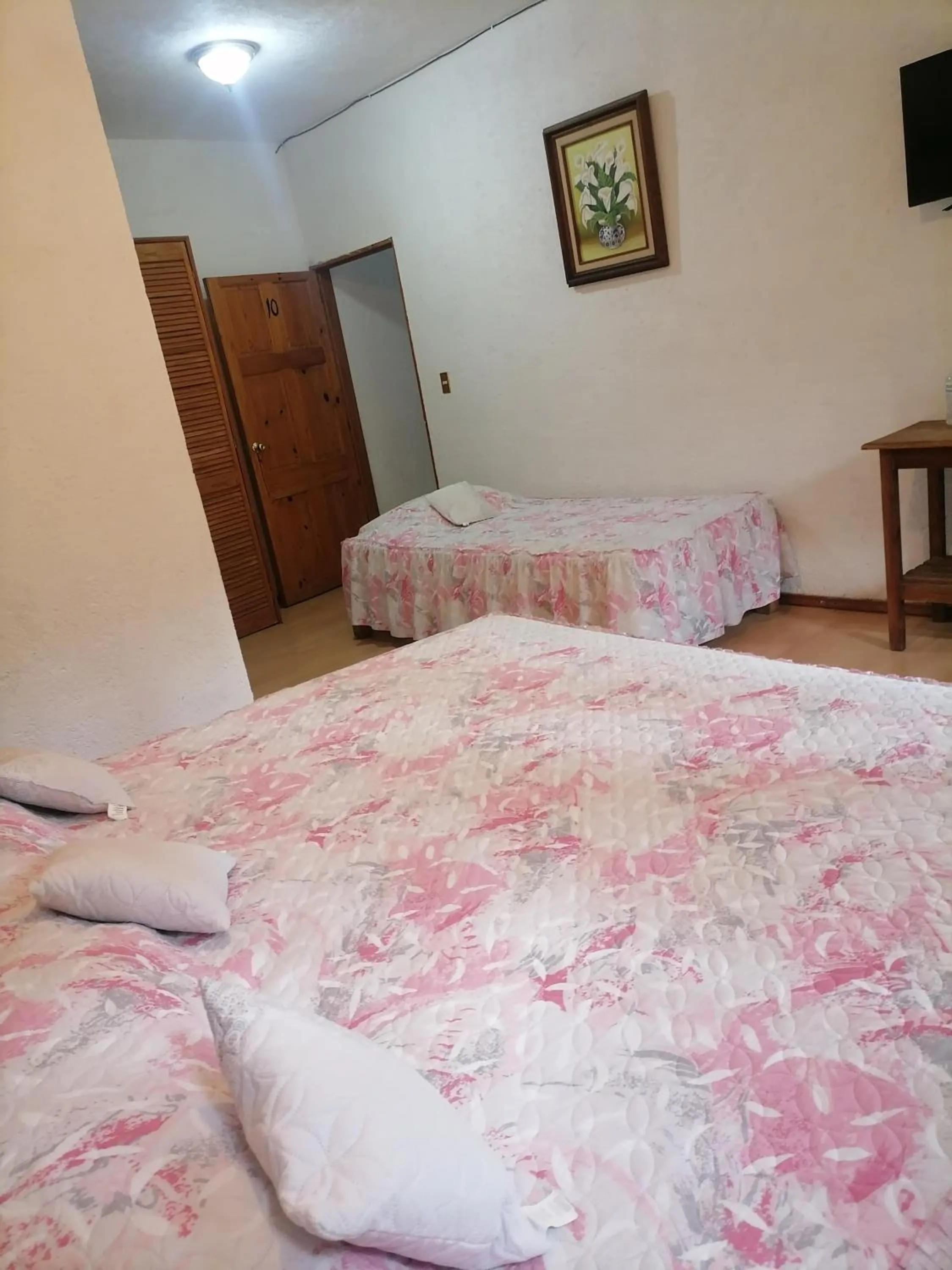 Bed in Posada Bugambilias