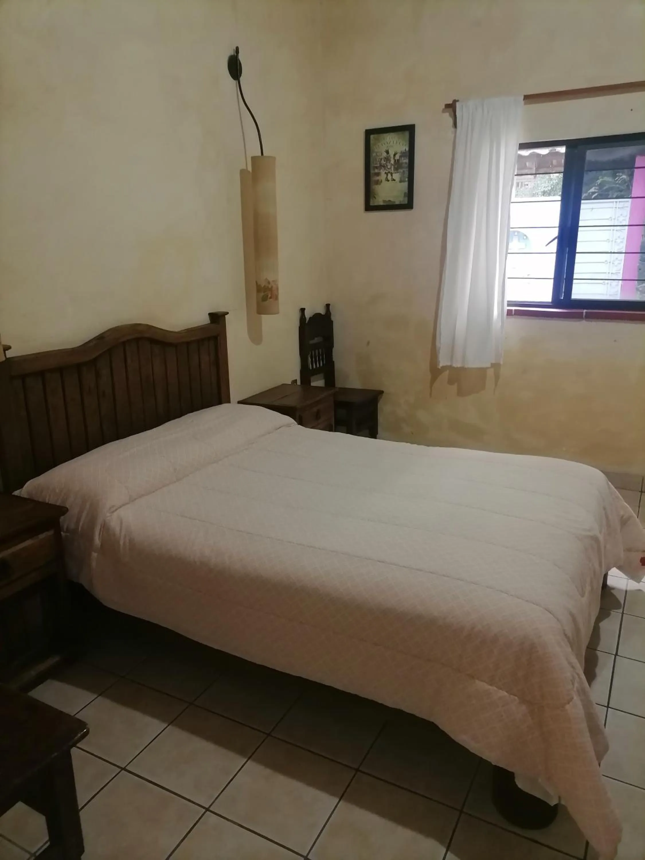 Bed in Posada Bugambilias