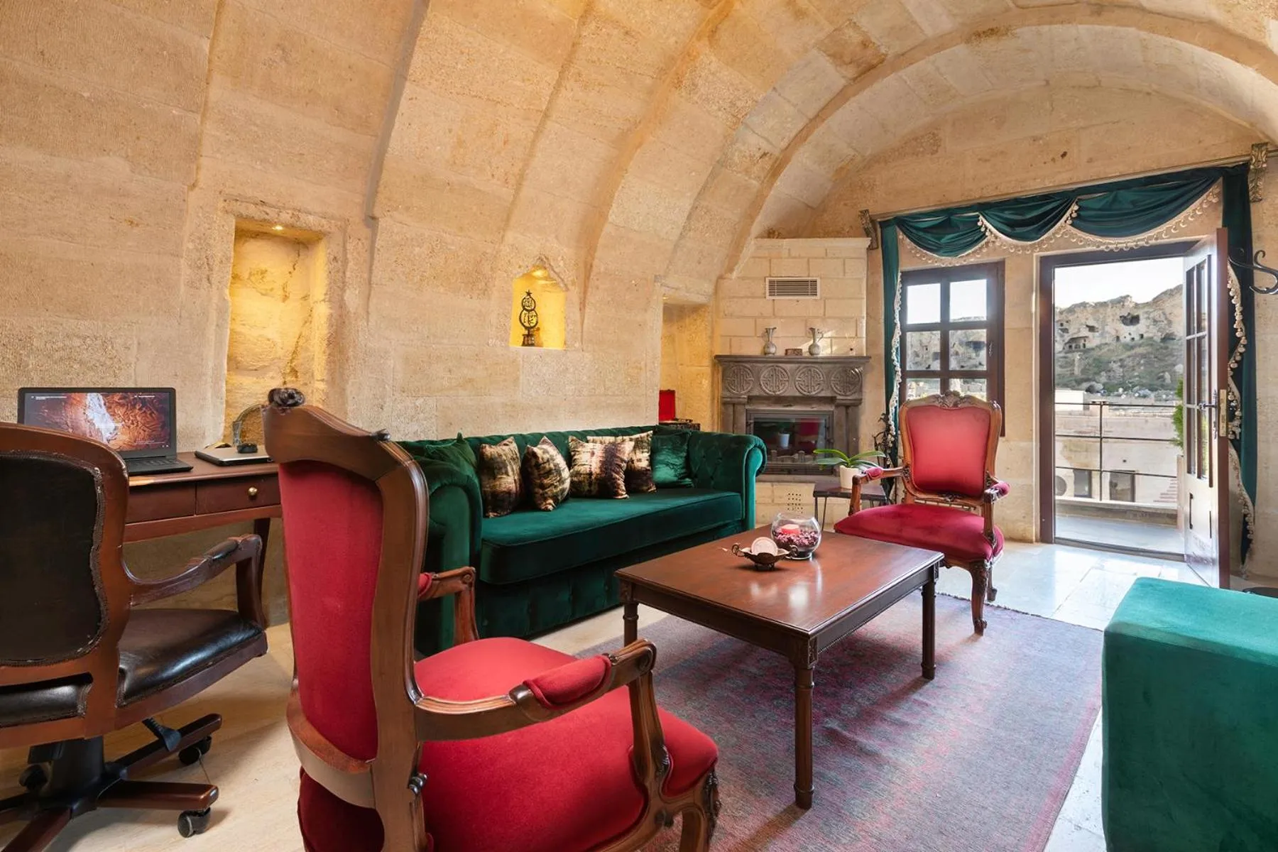 Lobby or reception in Elysion Cave Suites