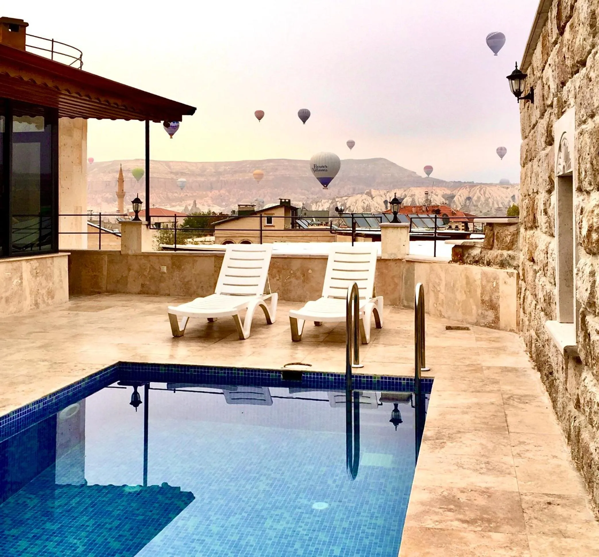 Balcony/Terrace in Balloon Cave Hotel
