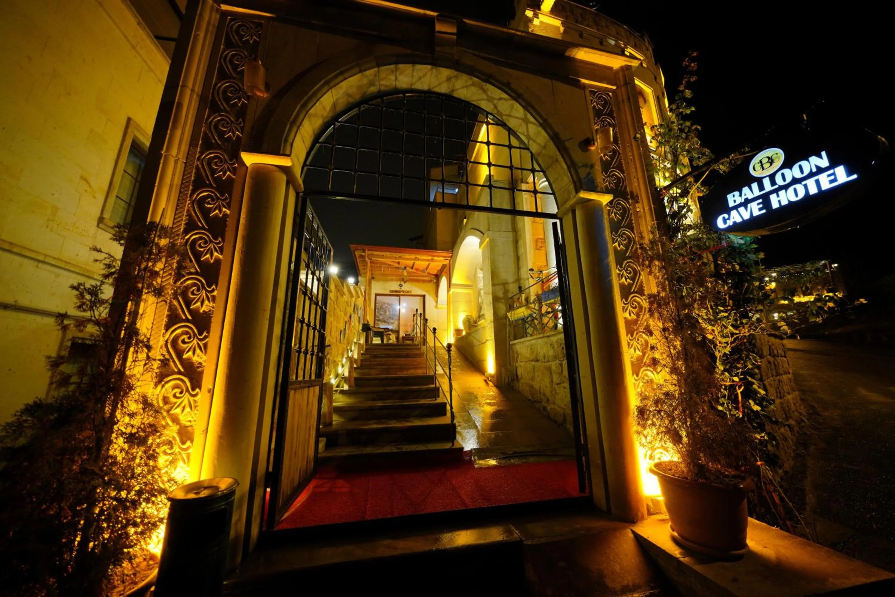 Facade/entrance in Balloon Cave Hotel