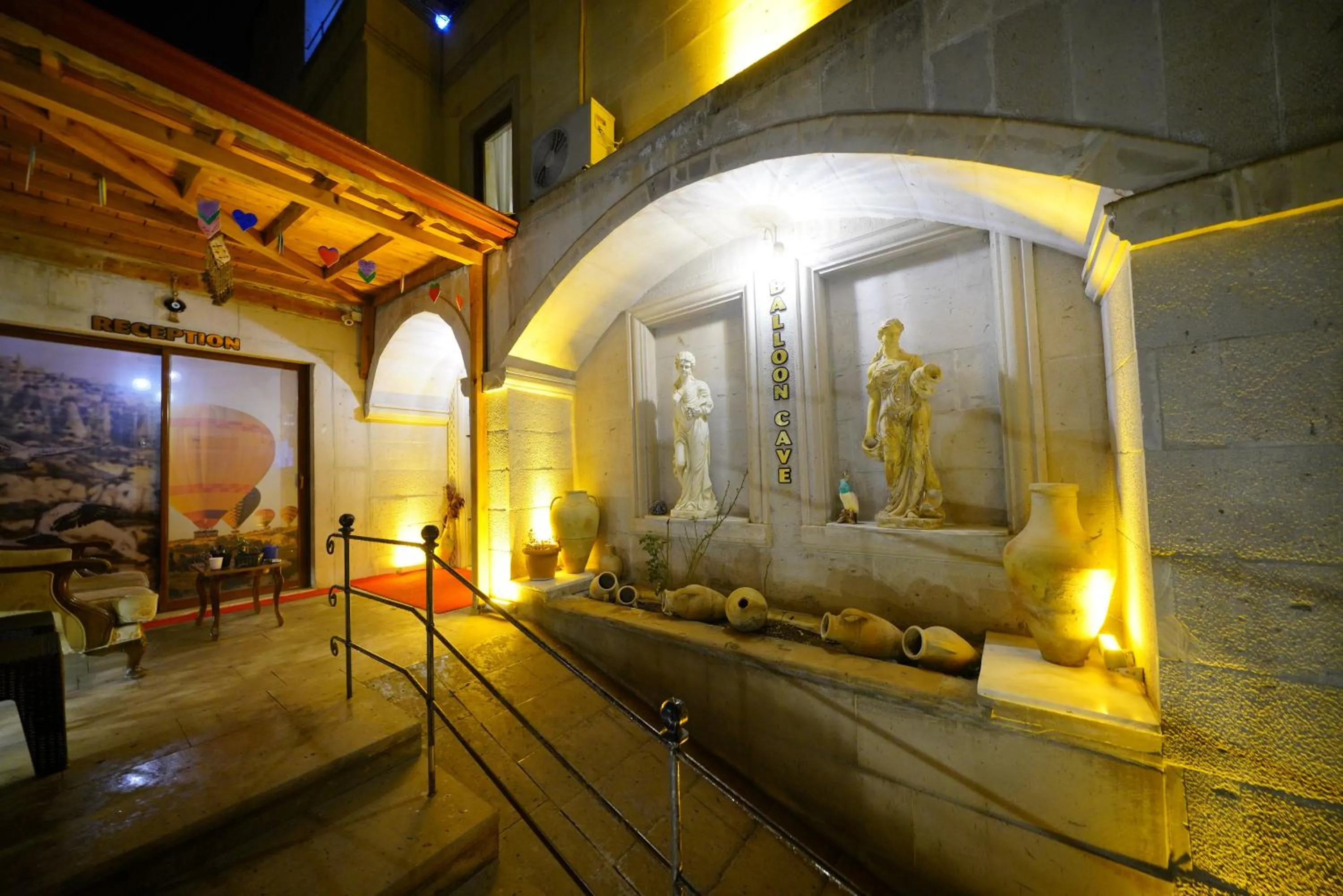 Facade/entrance in Balloon Cave Hotel