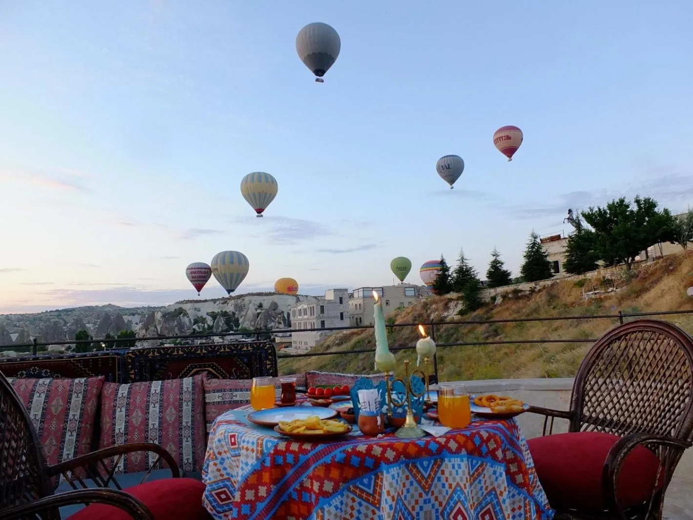 Balcony/Terrace in Balloon Cave Hotel