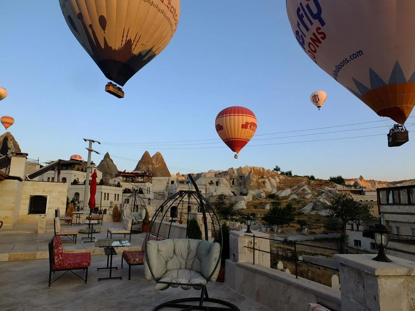 Balcony/Terrace in Balloon Cave Hotel
