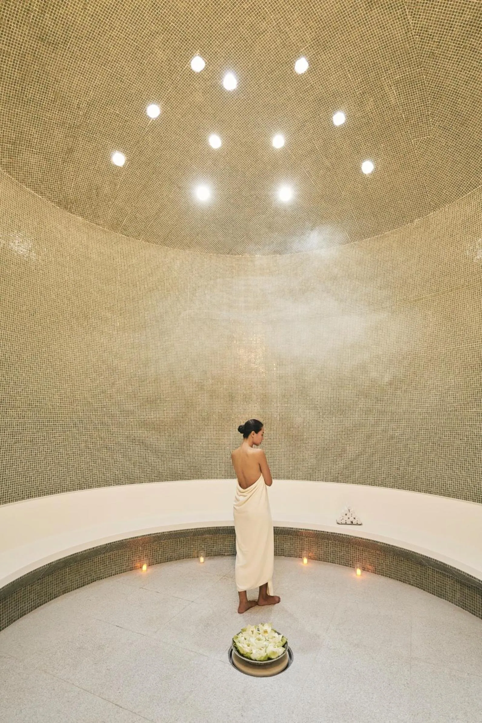 Steam room in Chiva-Som International Health Resorts