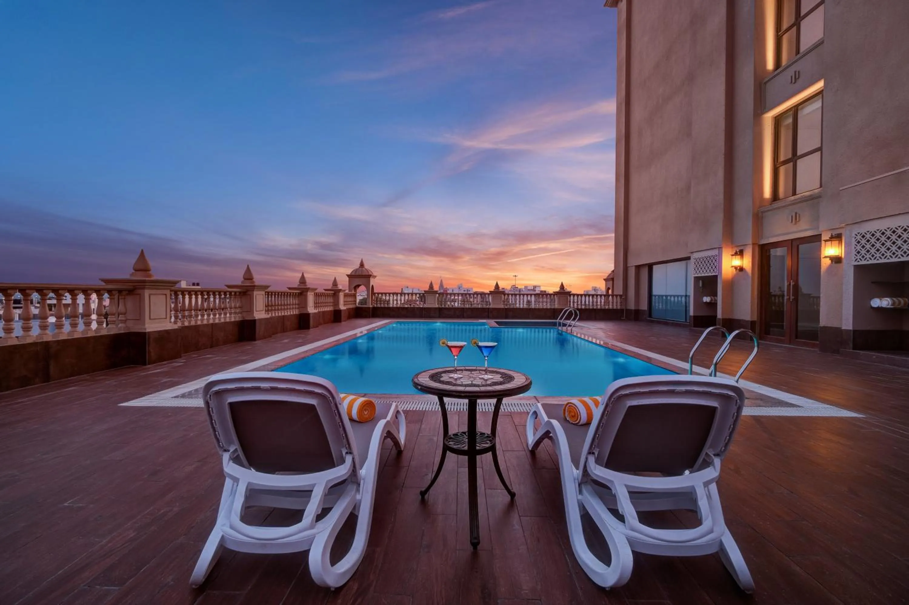 Swimming pool in Lemon Tree Premier, Dwarka