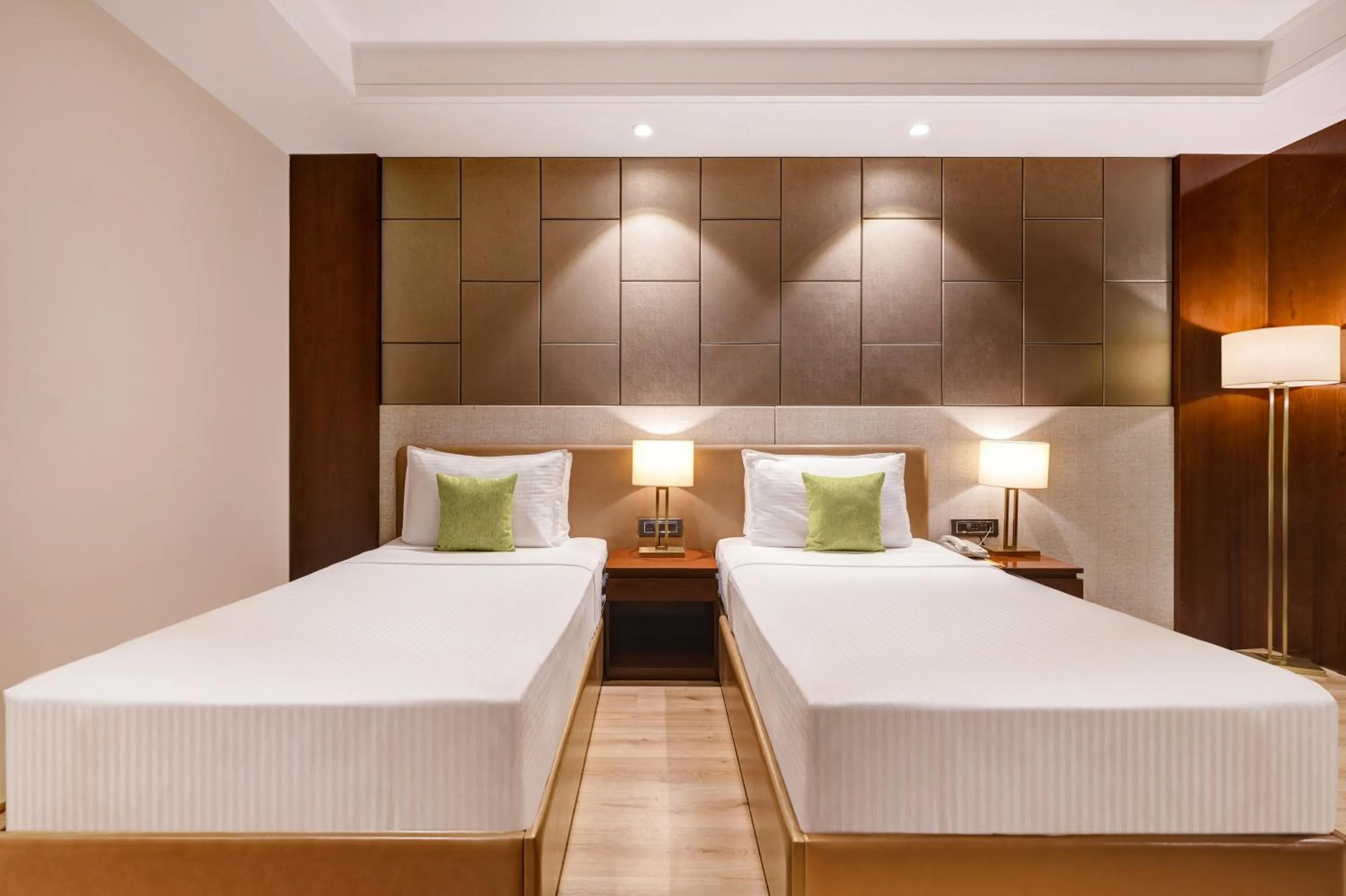 Bedroom, Bed in Lemon Tree Premier, Dwarka