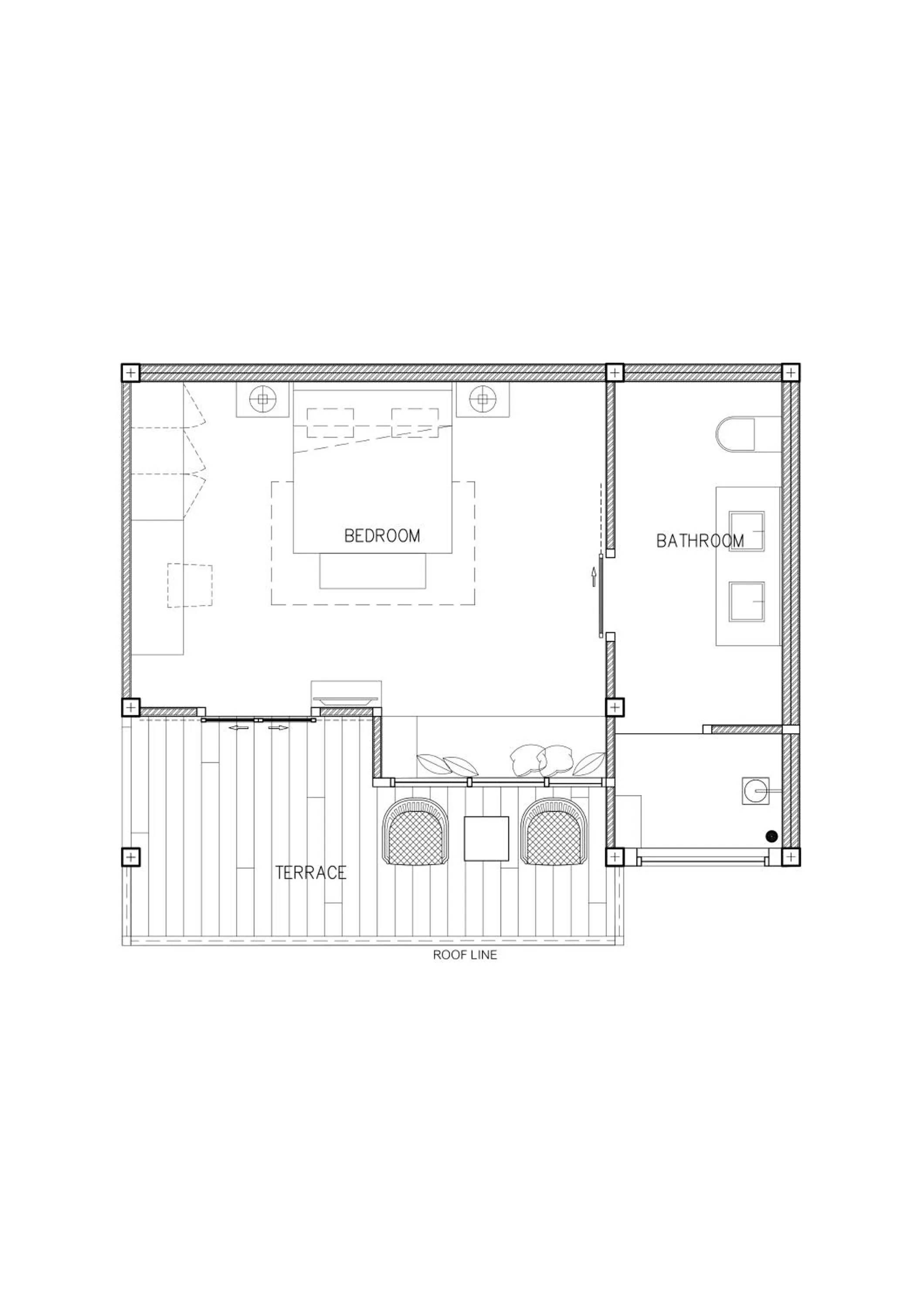 Floor plan in The Mooring Resort