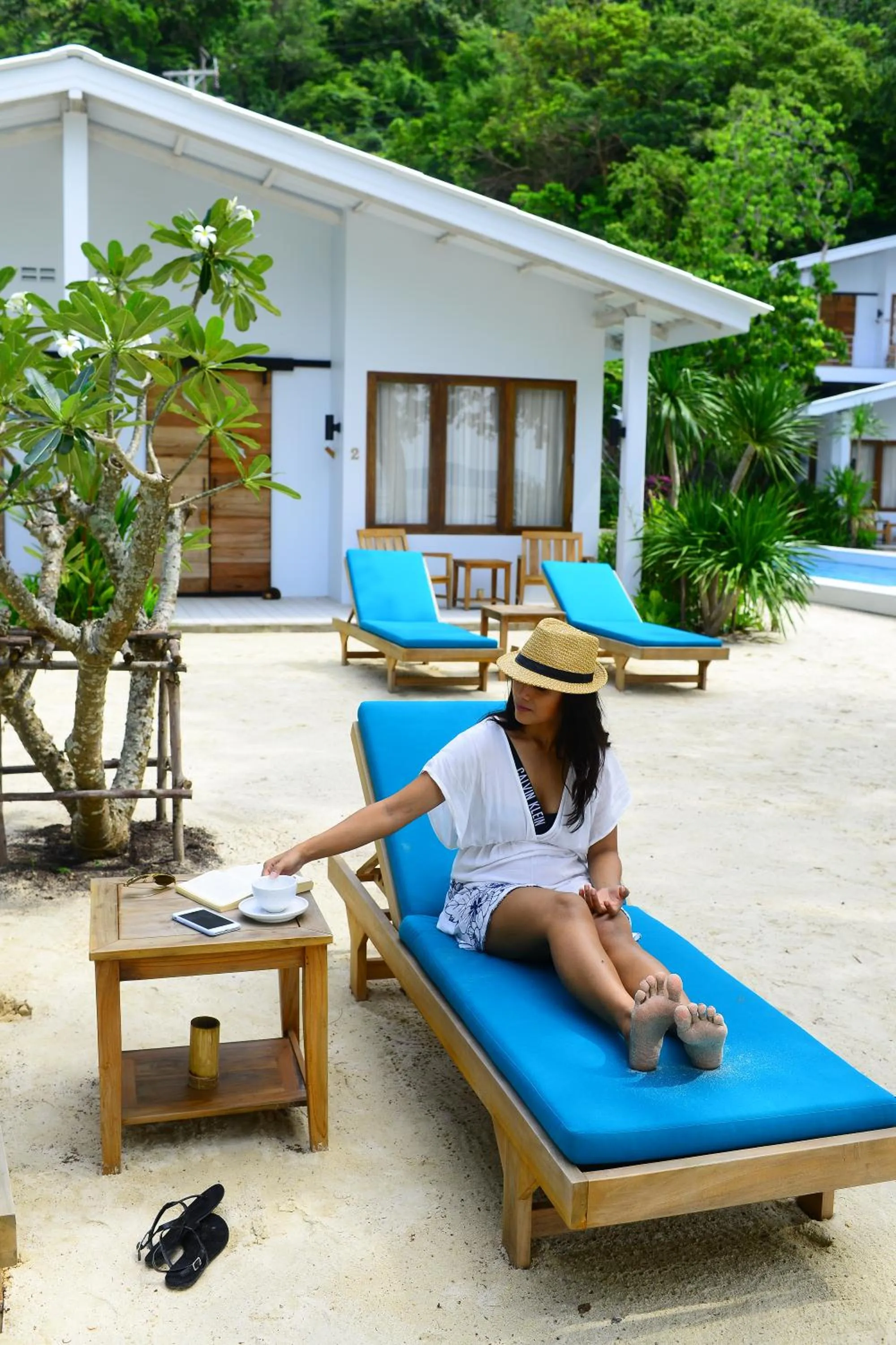 Patio in The Mooring Resort