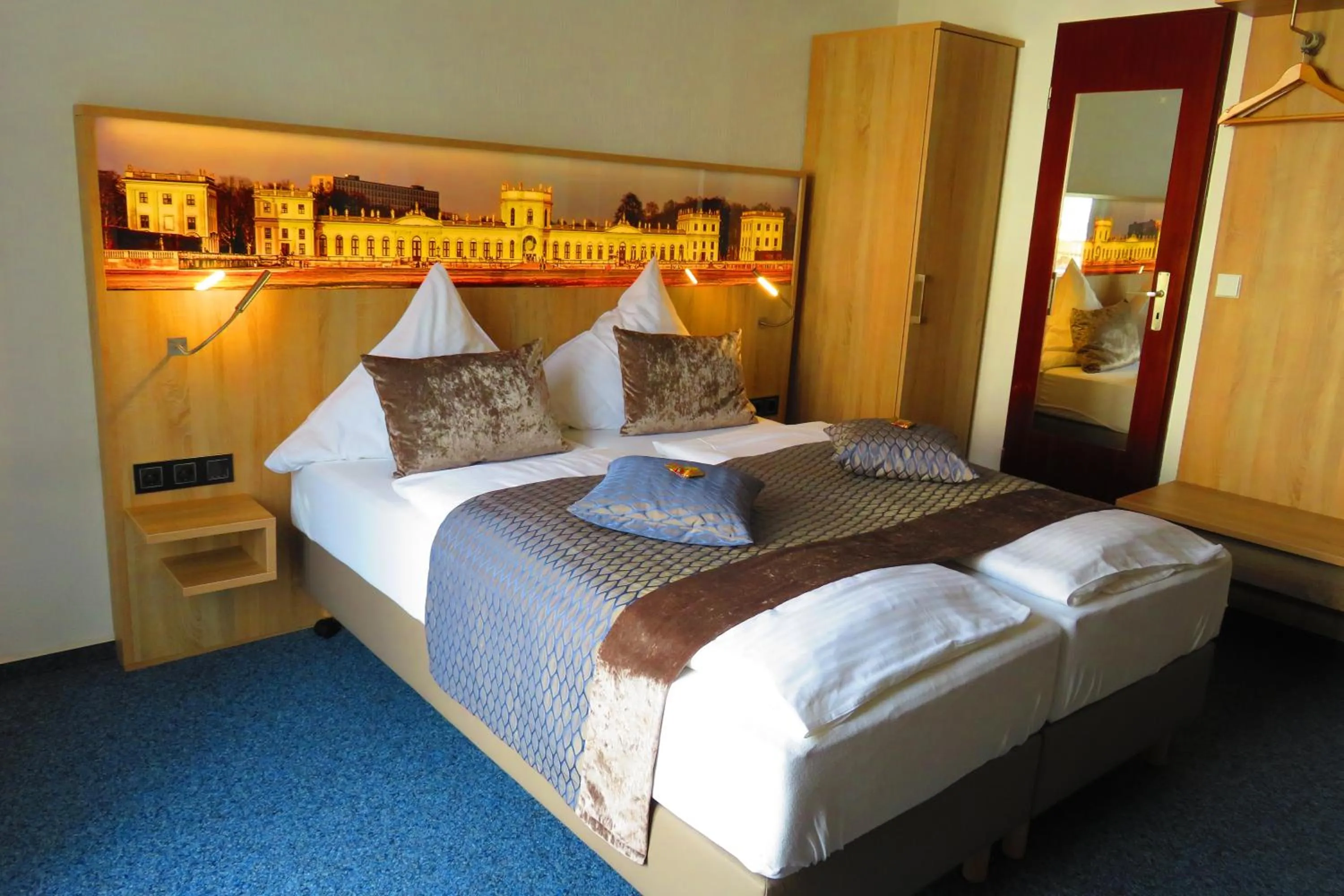 Photo of the whole room, Bed in Hotel Am Sonnenhang