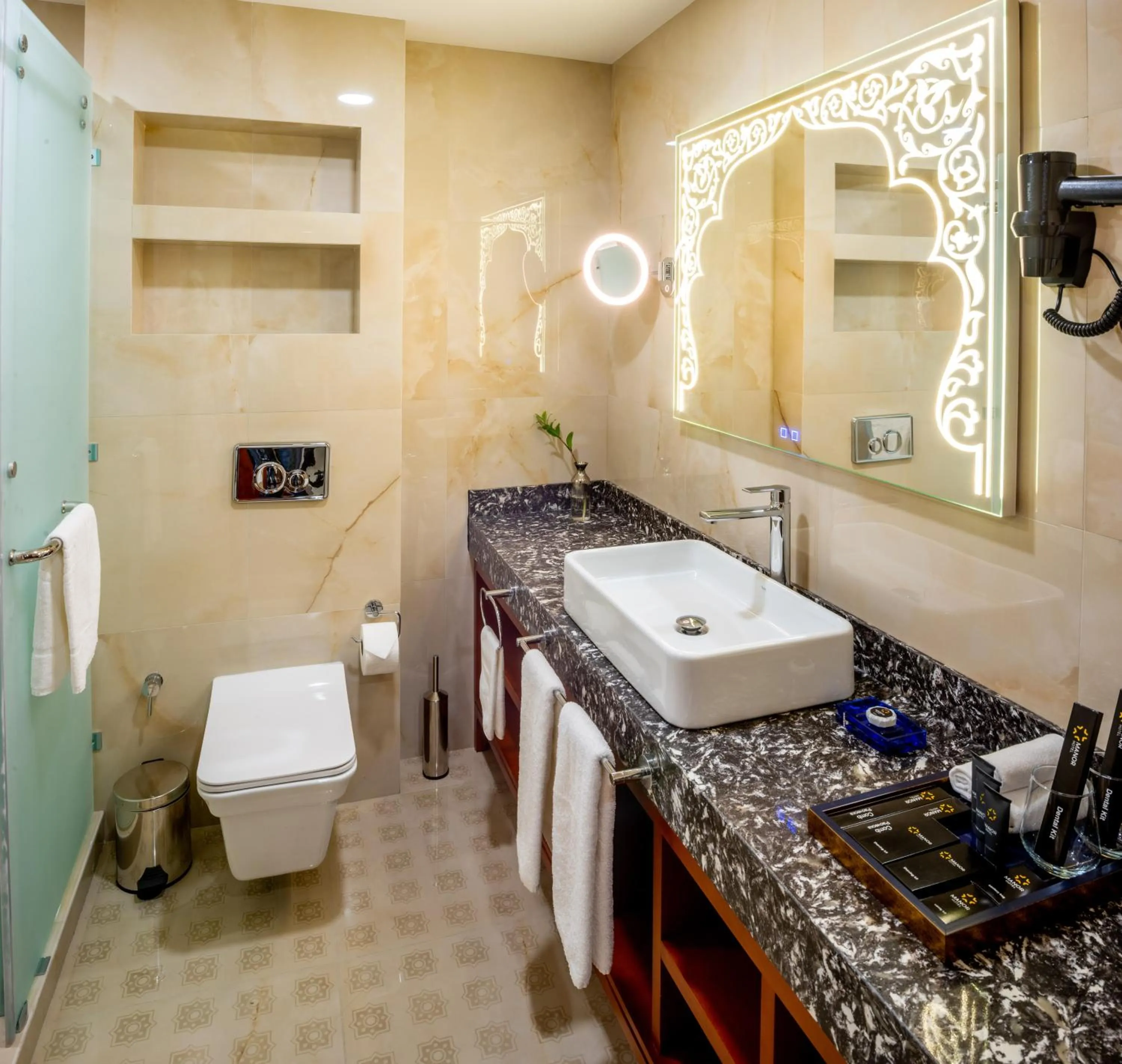 Toilet in Manor Hotel