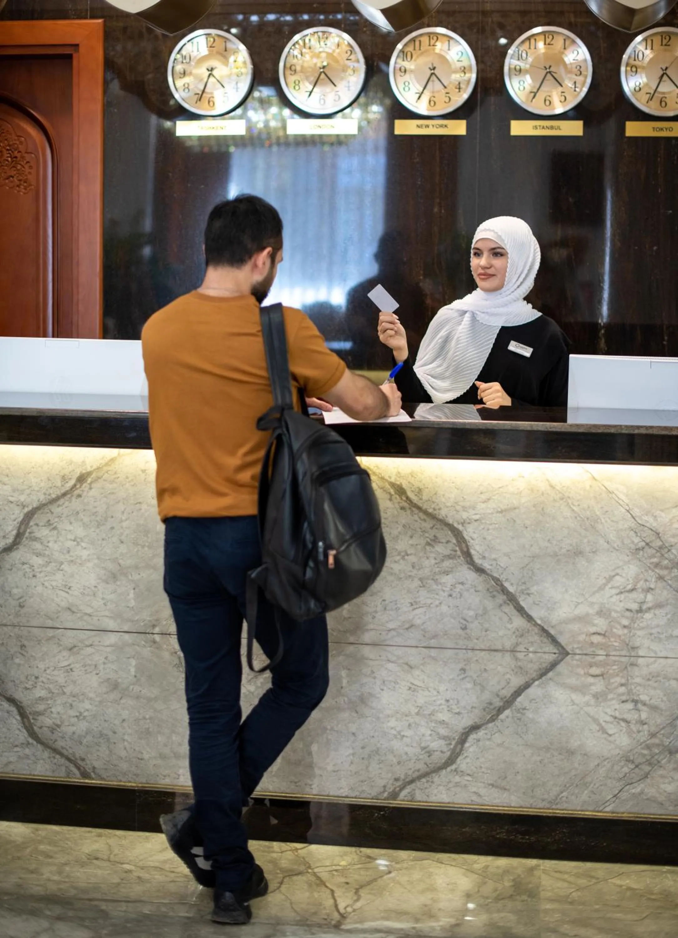 Staff in Manor Hotel