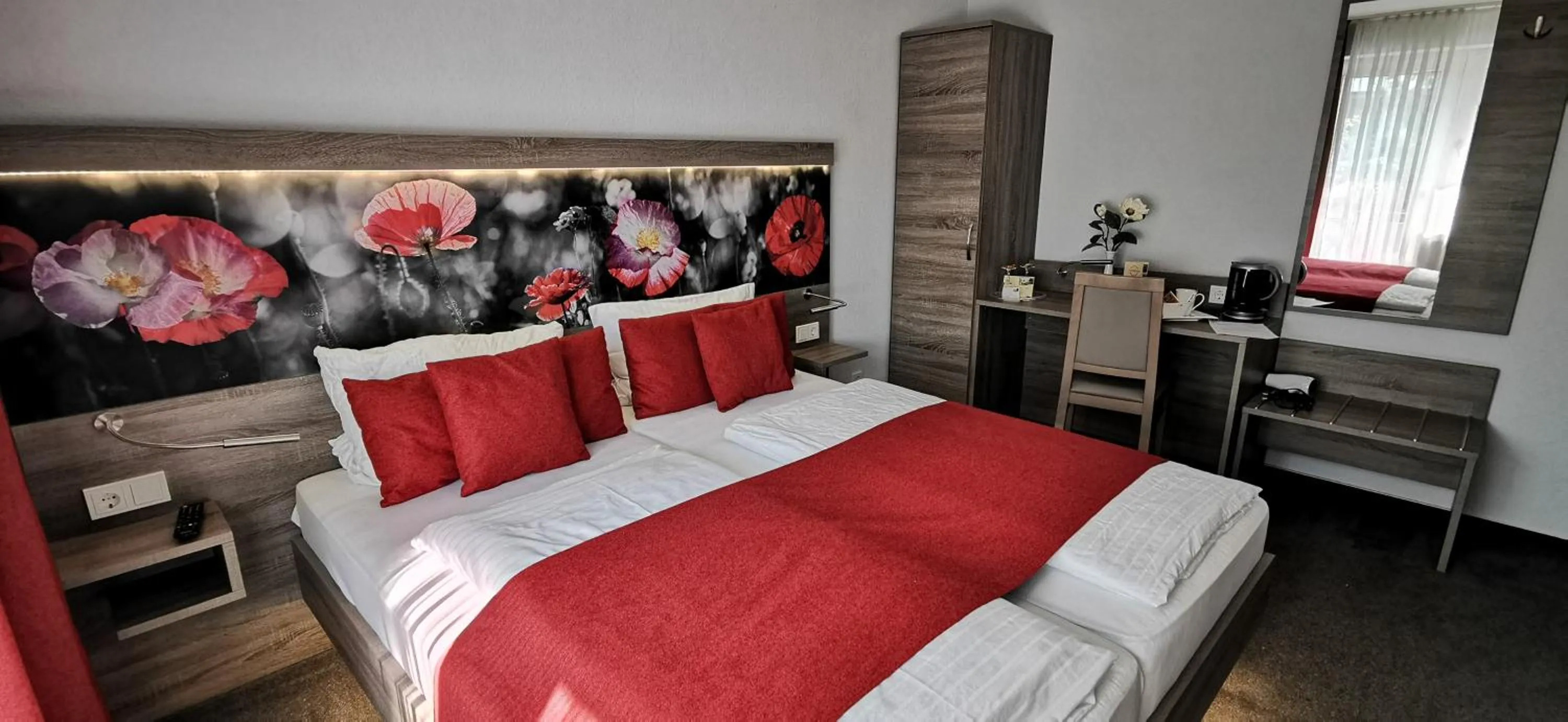 Bed in Hotel-Restaurant Feldkamp