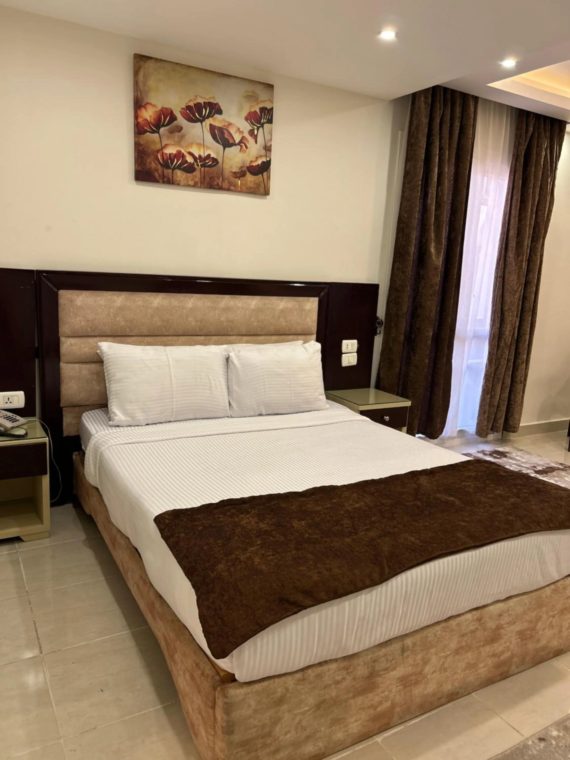 Bed in Jewel Dokki Hotel