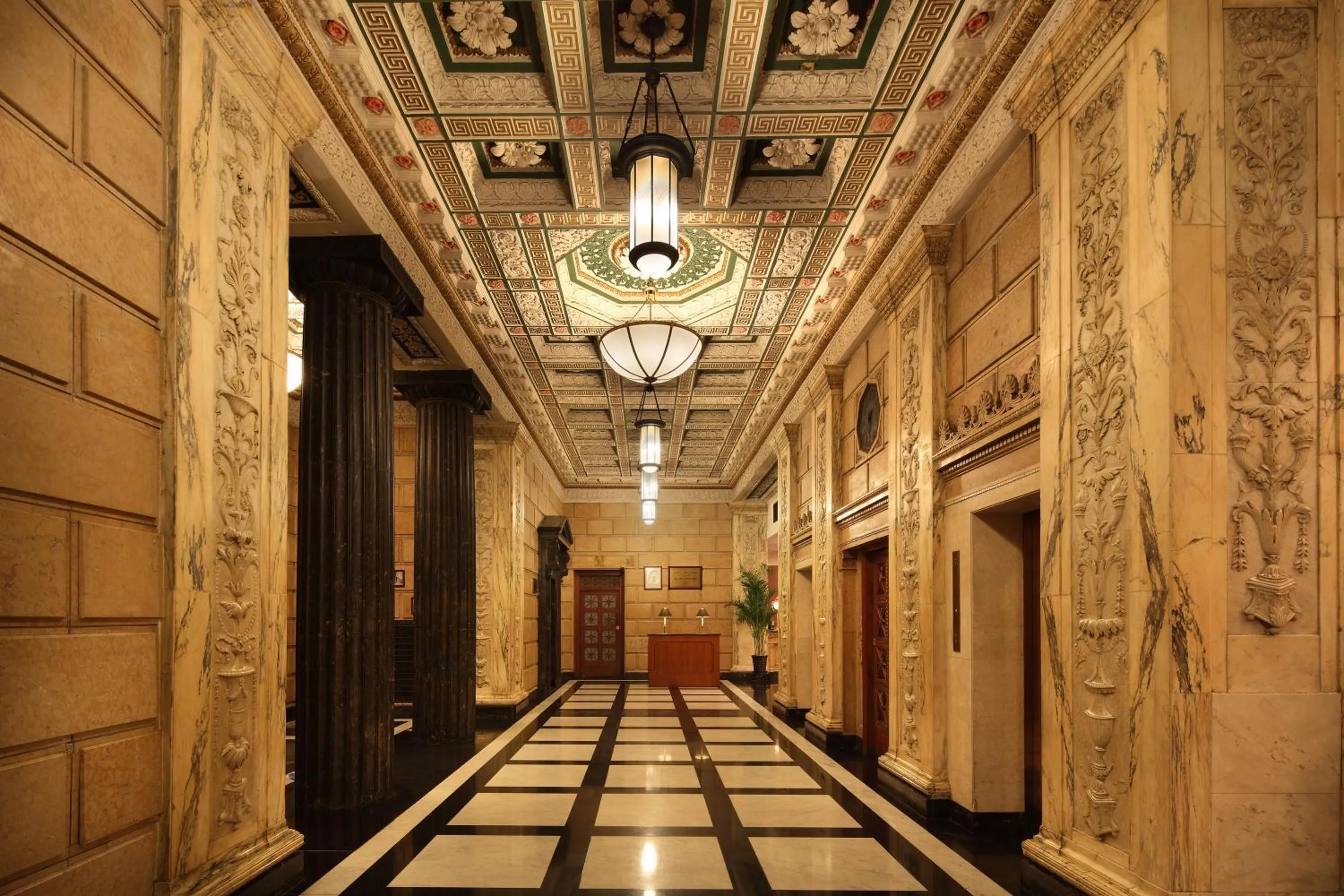 Decorative detail in Jin Jiang Pacific Hotel