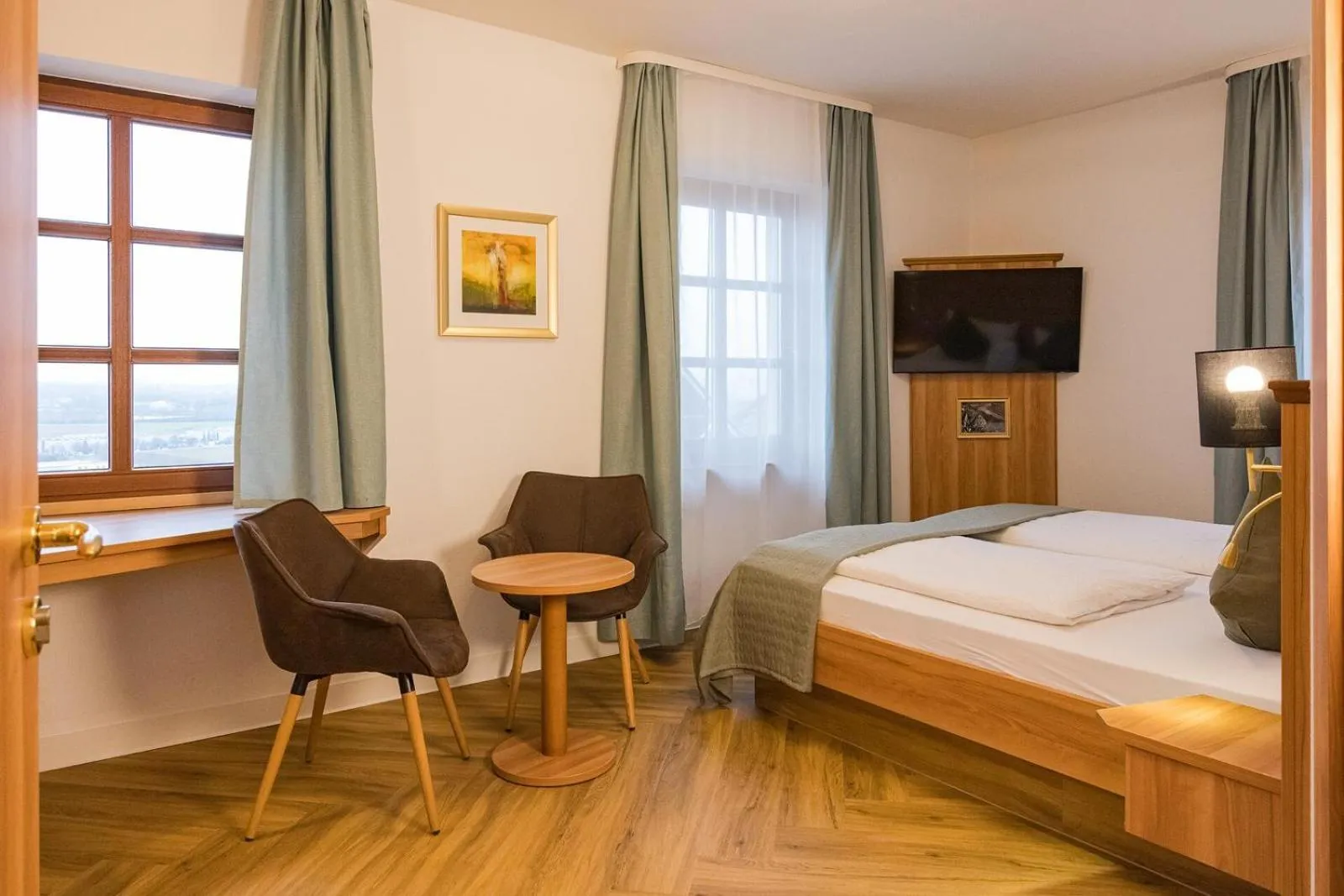 Bed in Hotel Neckarblick