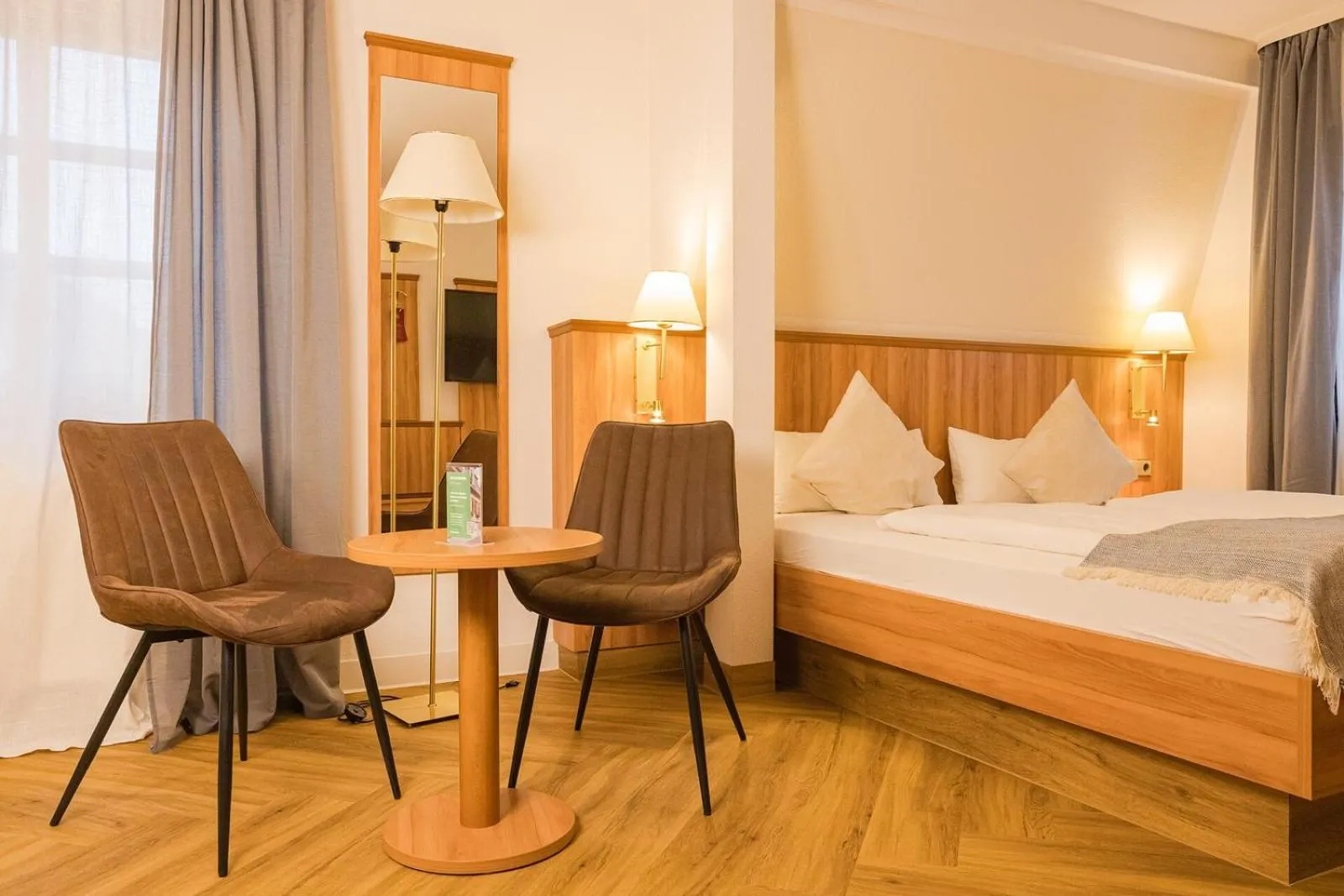 Bed in Hotel Neckarblick