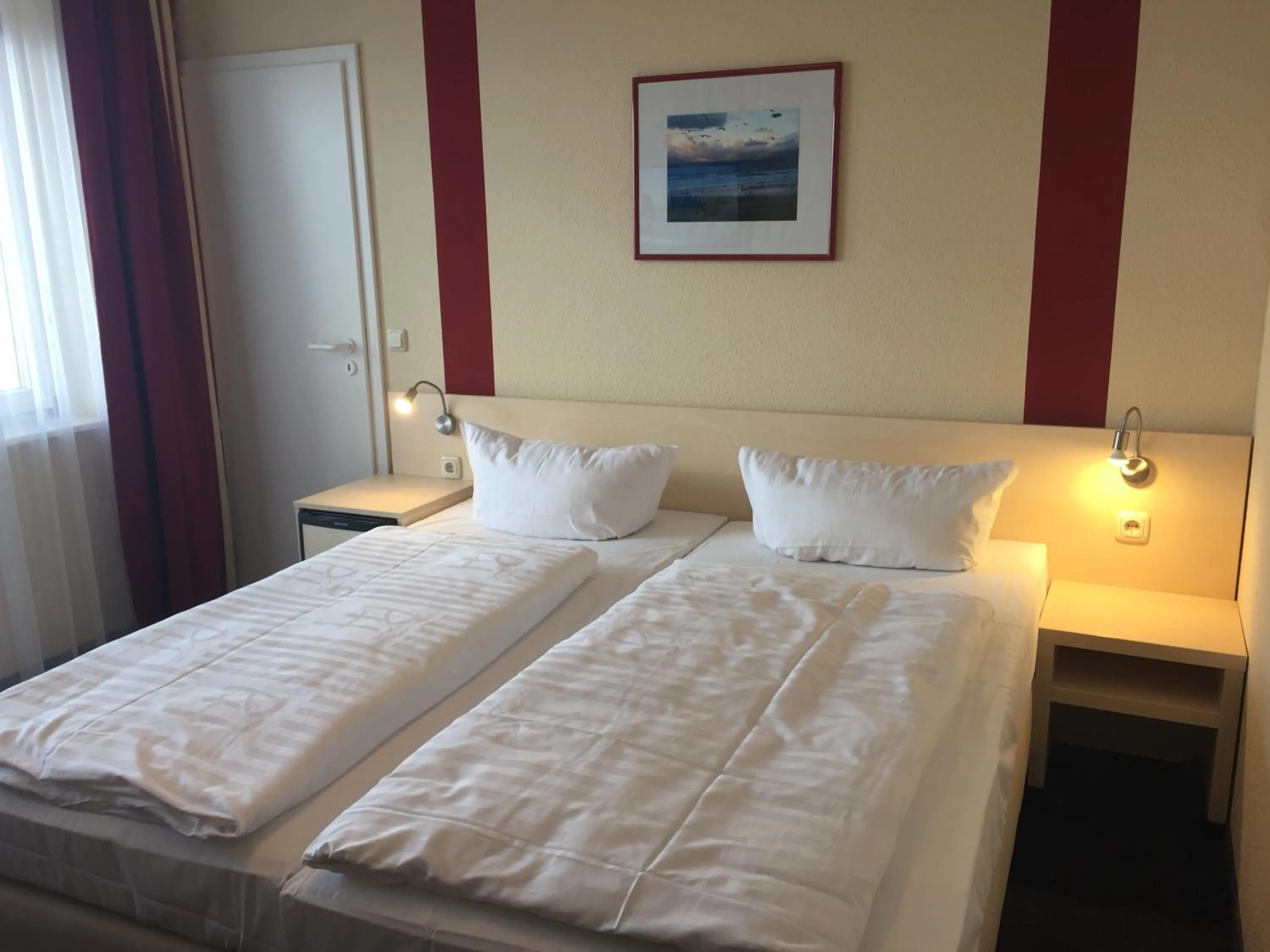 Bed in Panorama Hotel Bansin