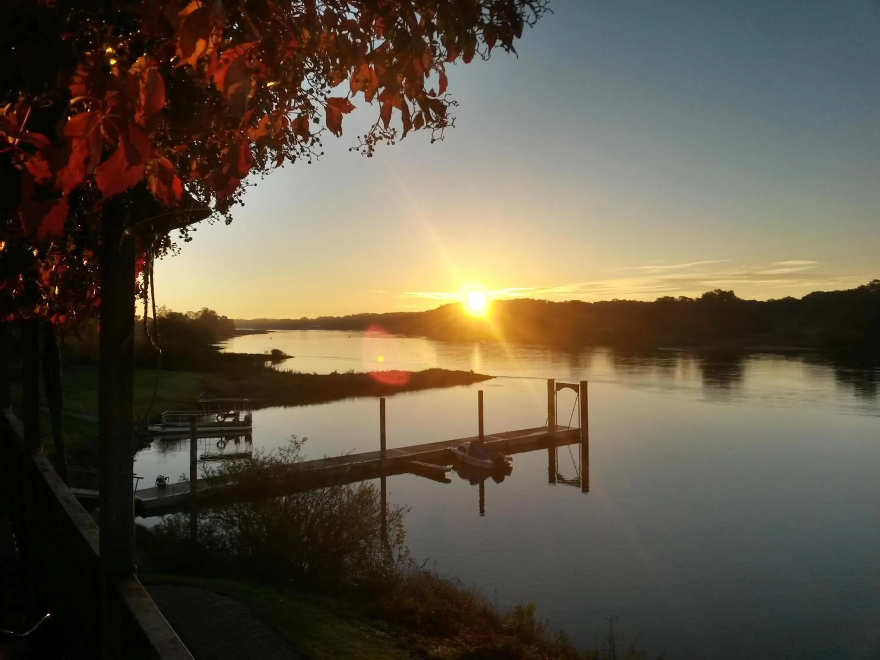 View (from property/room) in Elbterrassen zu Brambach
