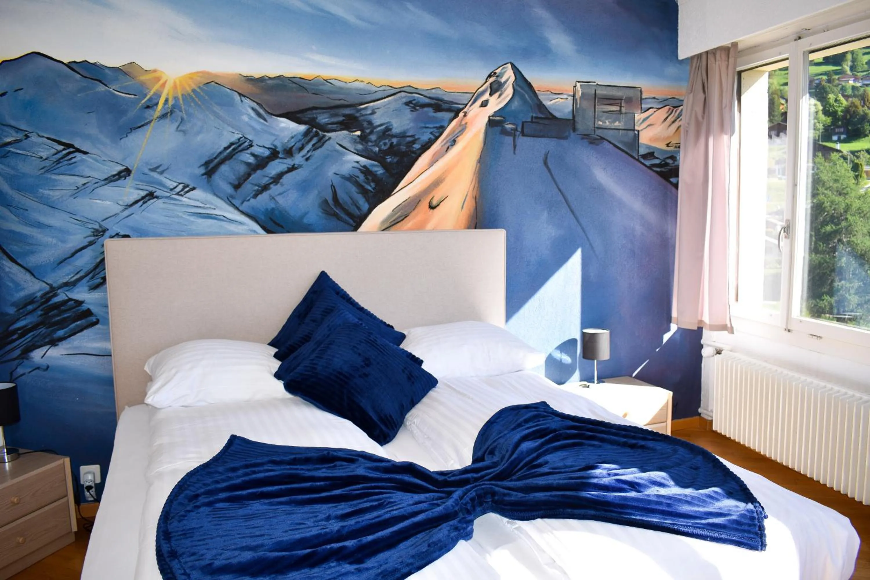 Bed in Hostellerie d'Orzival