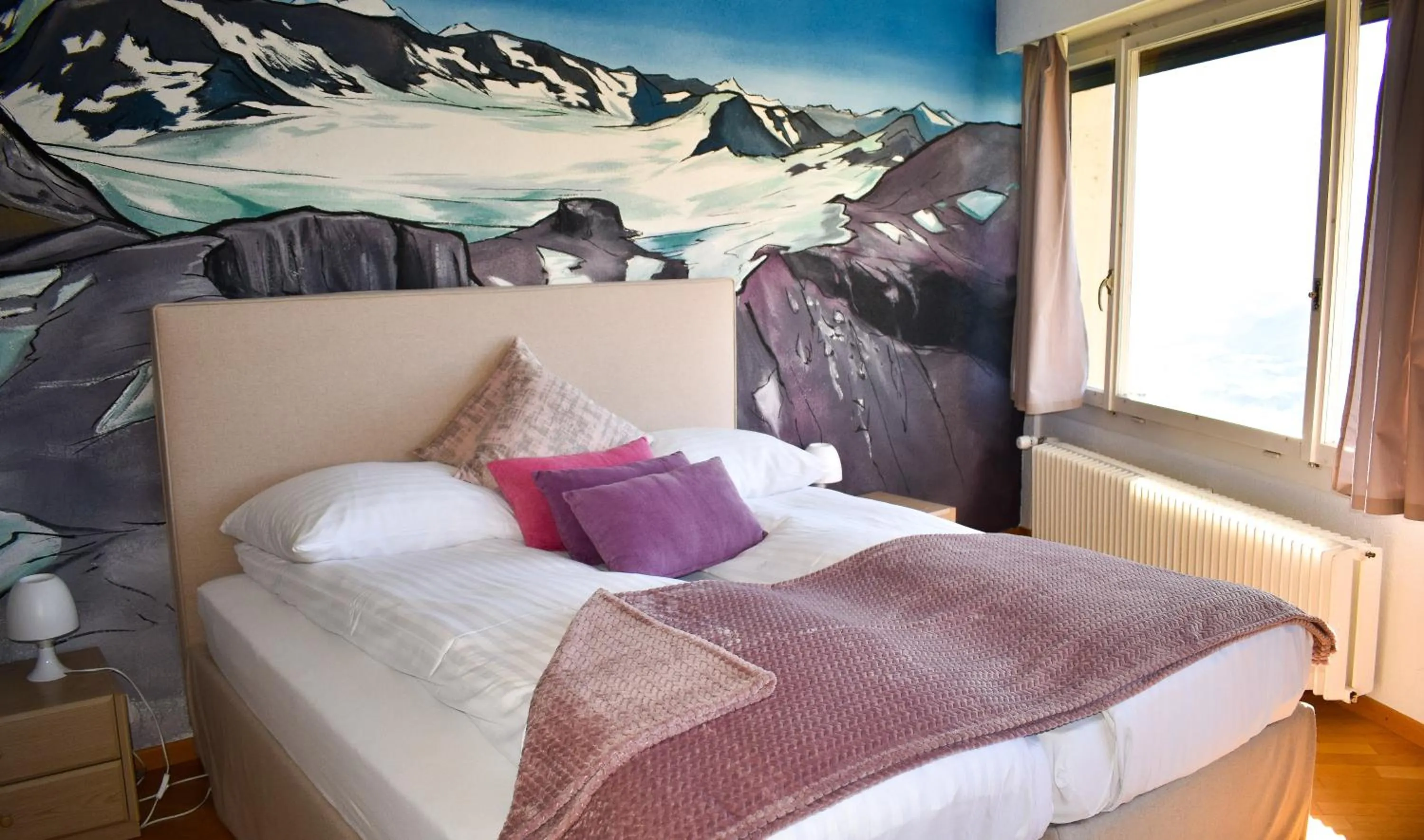 Bed in Hostellerie d'Orzival