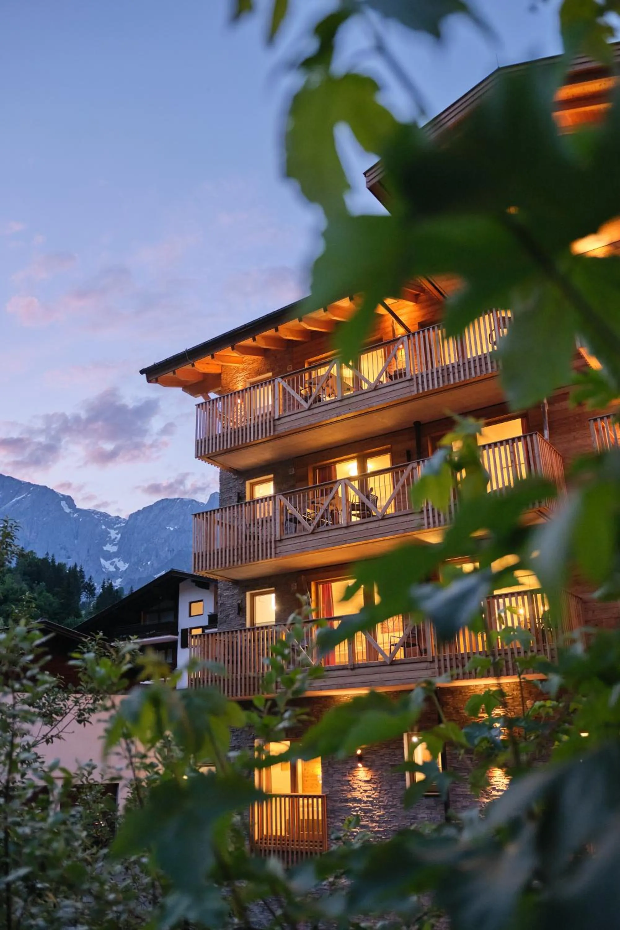 Property building in AlpenParks Hotel & Apartment Hochkönig
