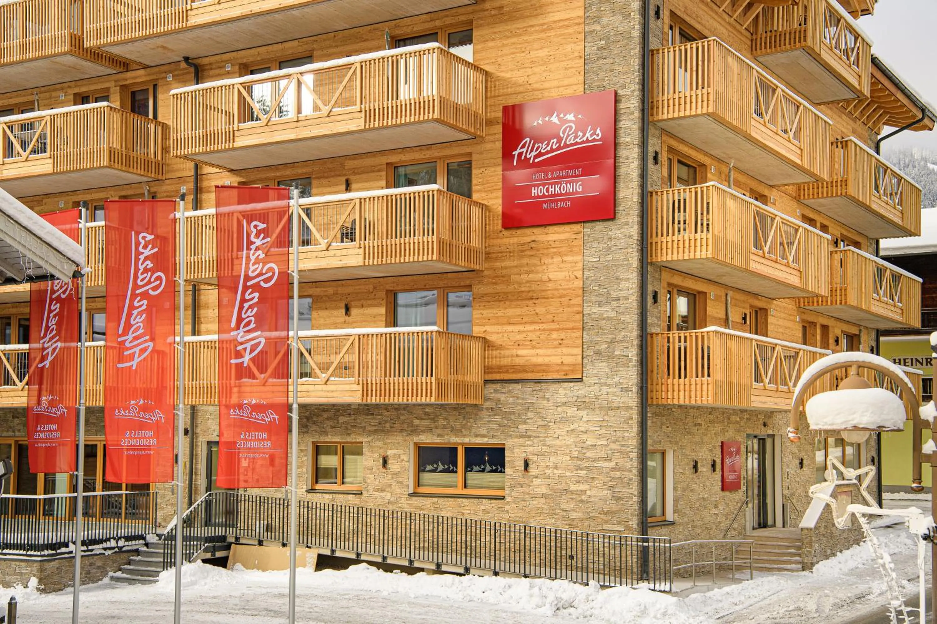 Property building in AlpenParks Hotel & Apartment Hochkönig