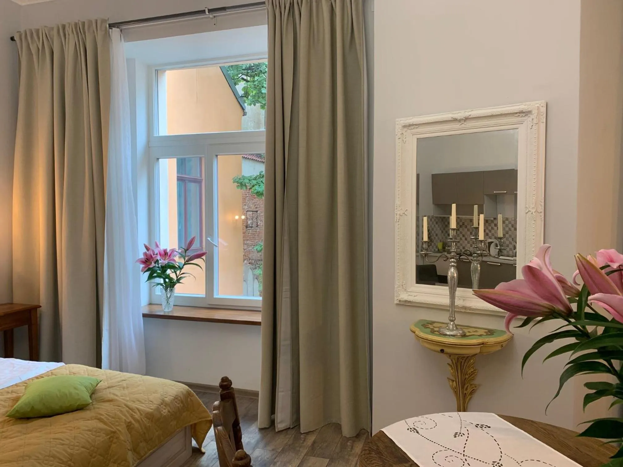 Seating area, Bed in NB Apartments Riga Old Town