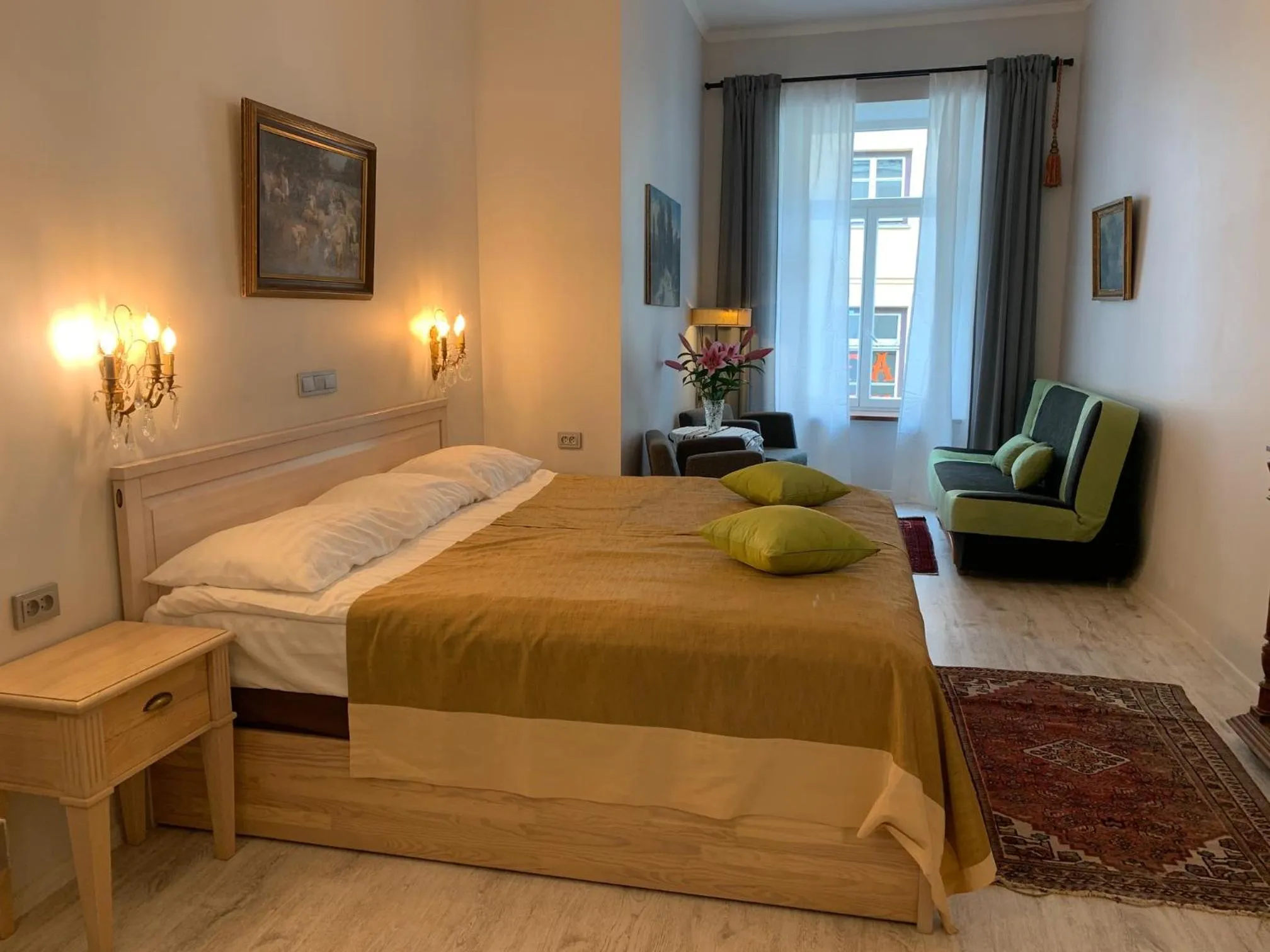 Bed in NB Apartments Riga Old Town