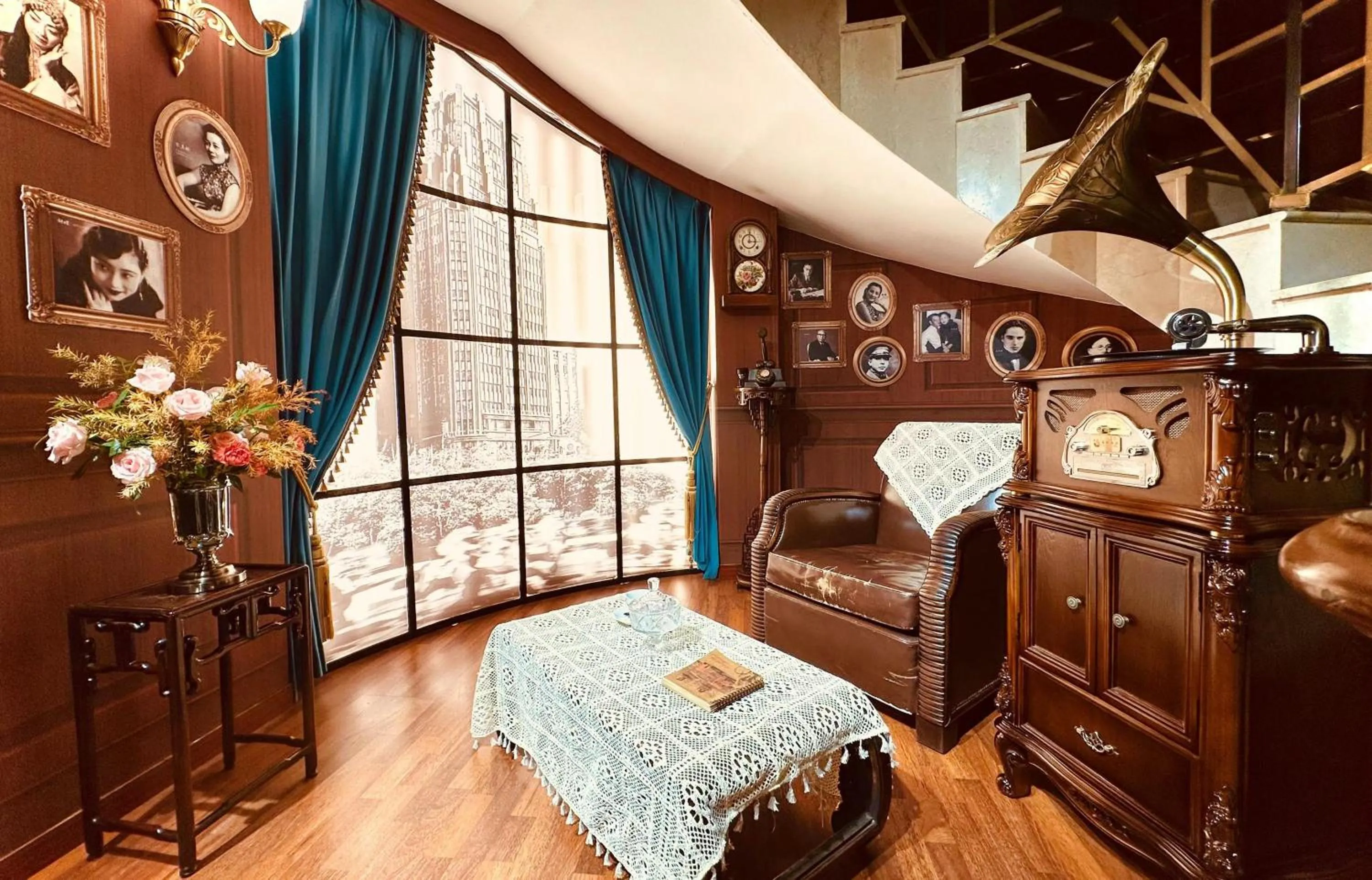 Lobby or reception, Bed in Shanghai Park Hotel