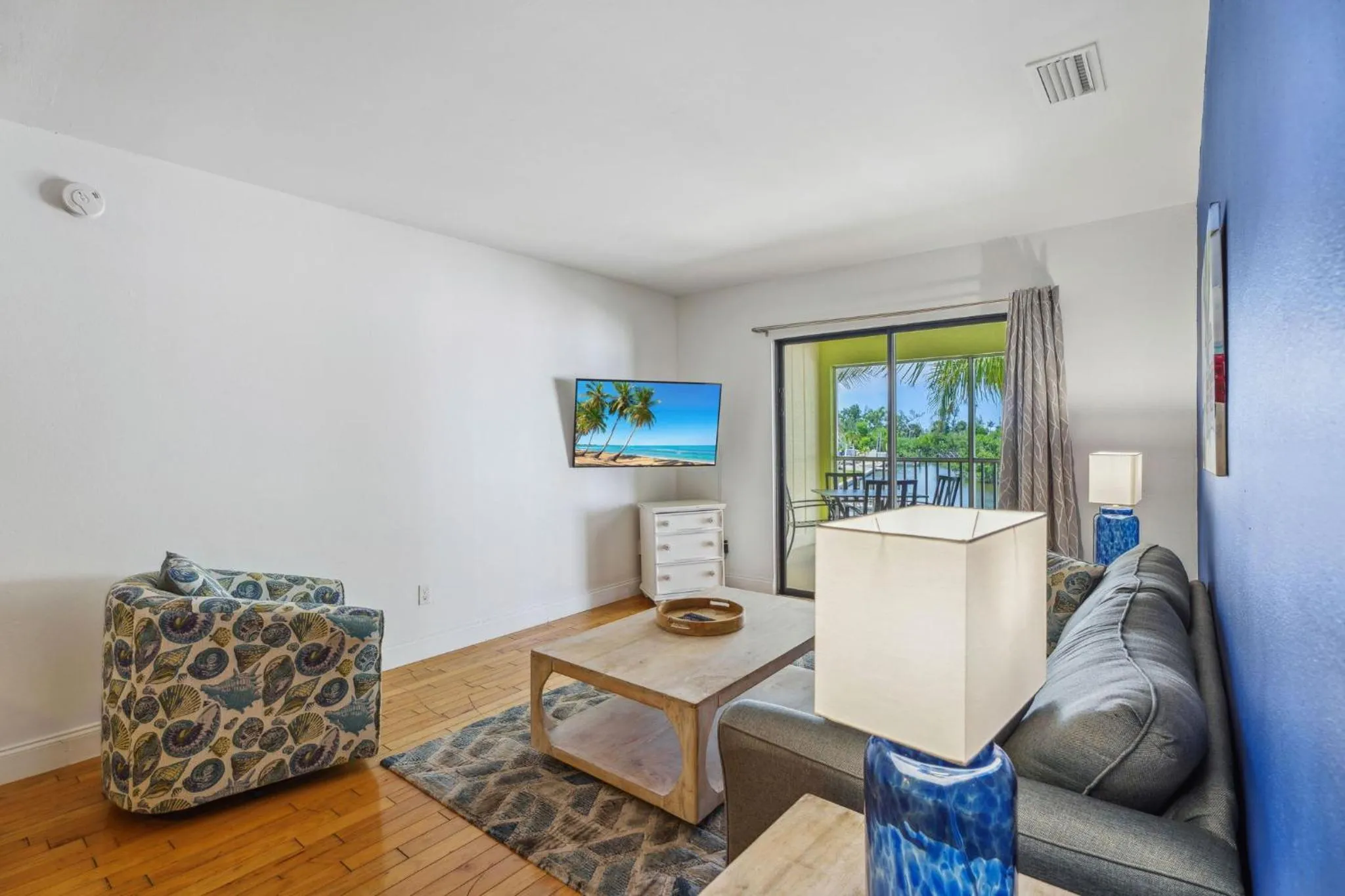 Living room in Off the Charts Inn