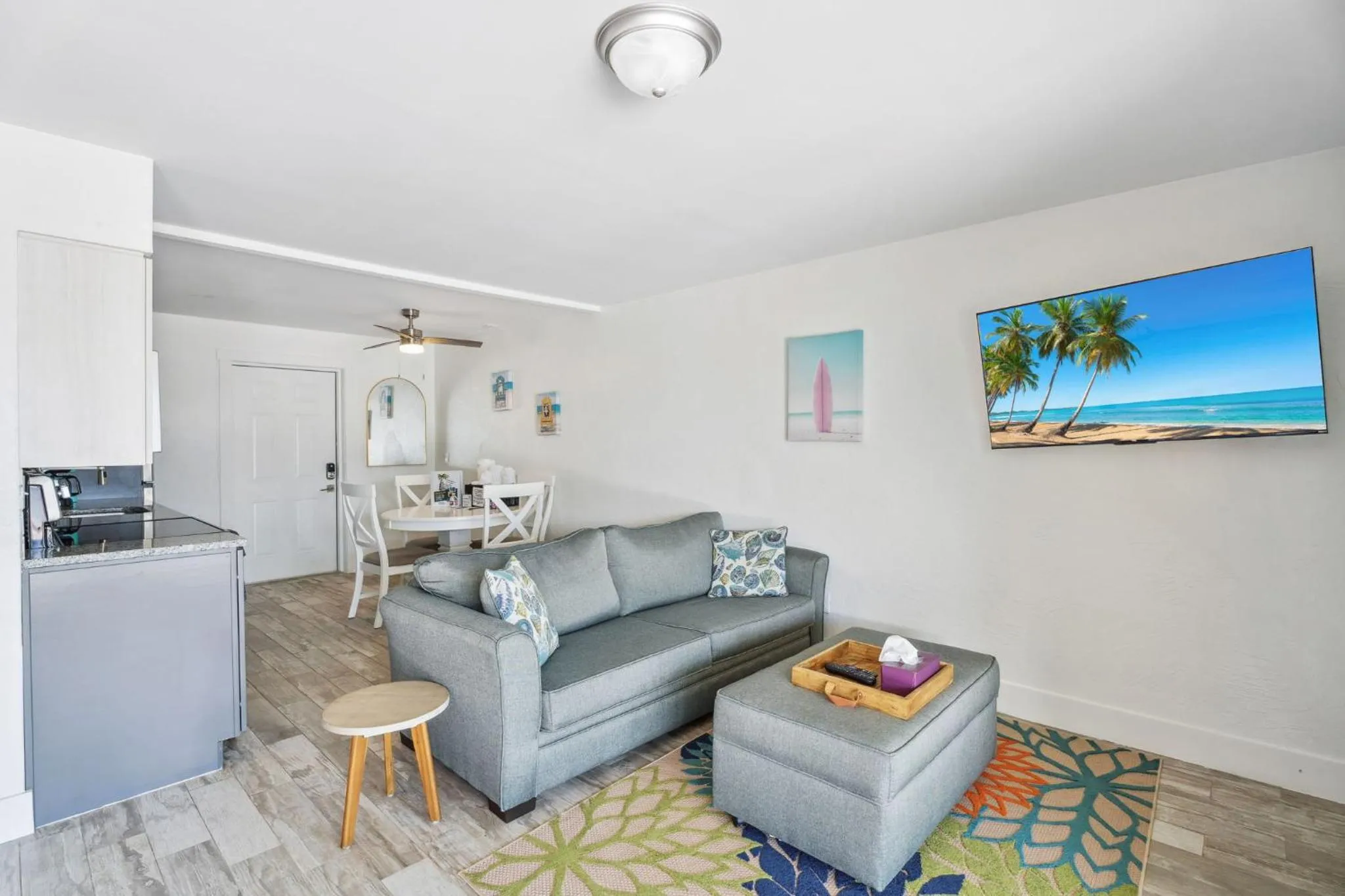 Living room in Off the Charts Inn