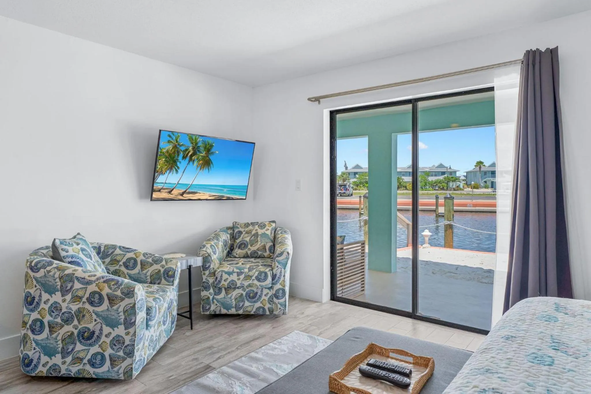 Seating area in Off the Charts Inn