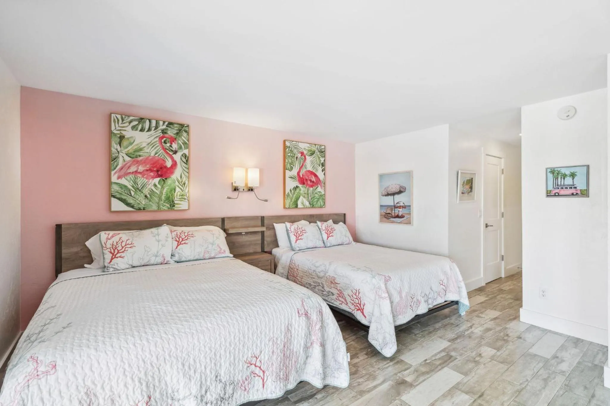 Bed in Off the Charts Inn