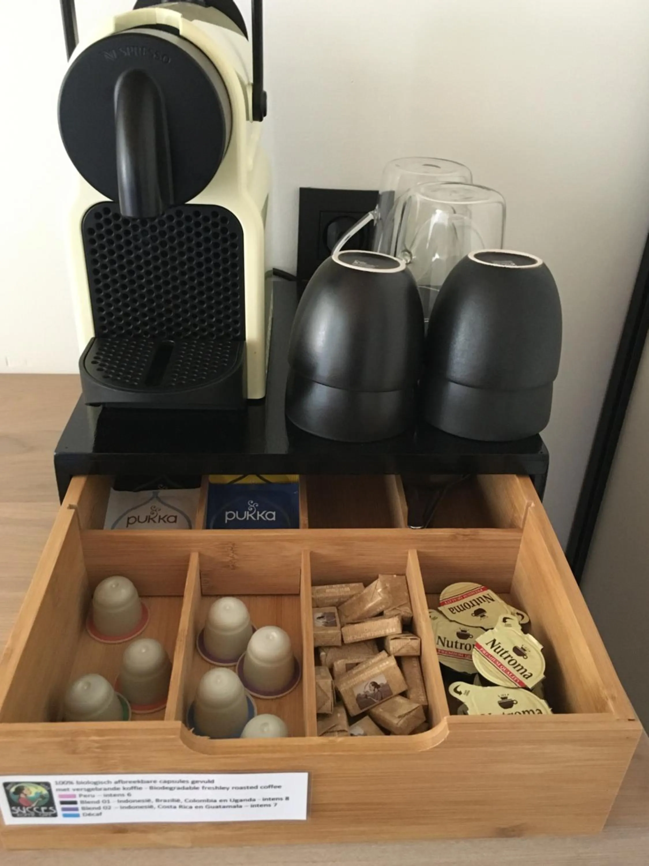 Coffee/tea facilities in B&B Sint-Mariaburg
