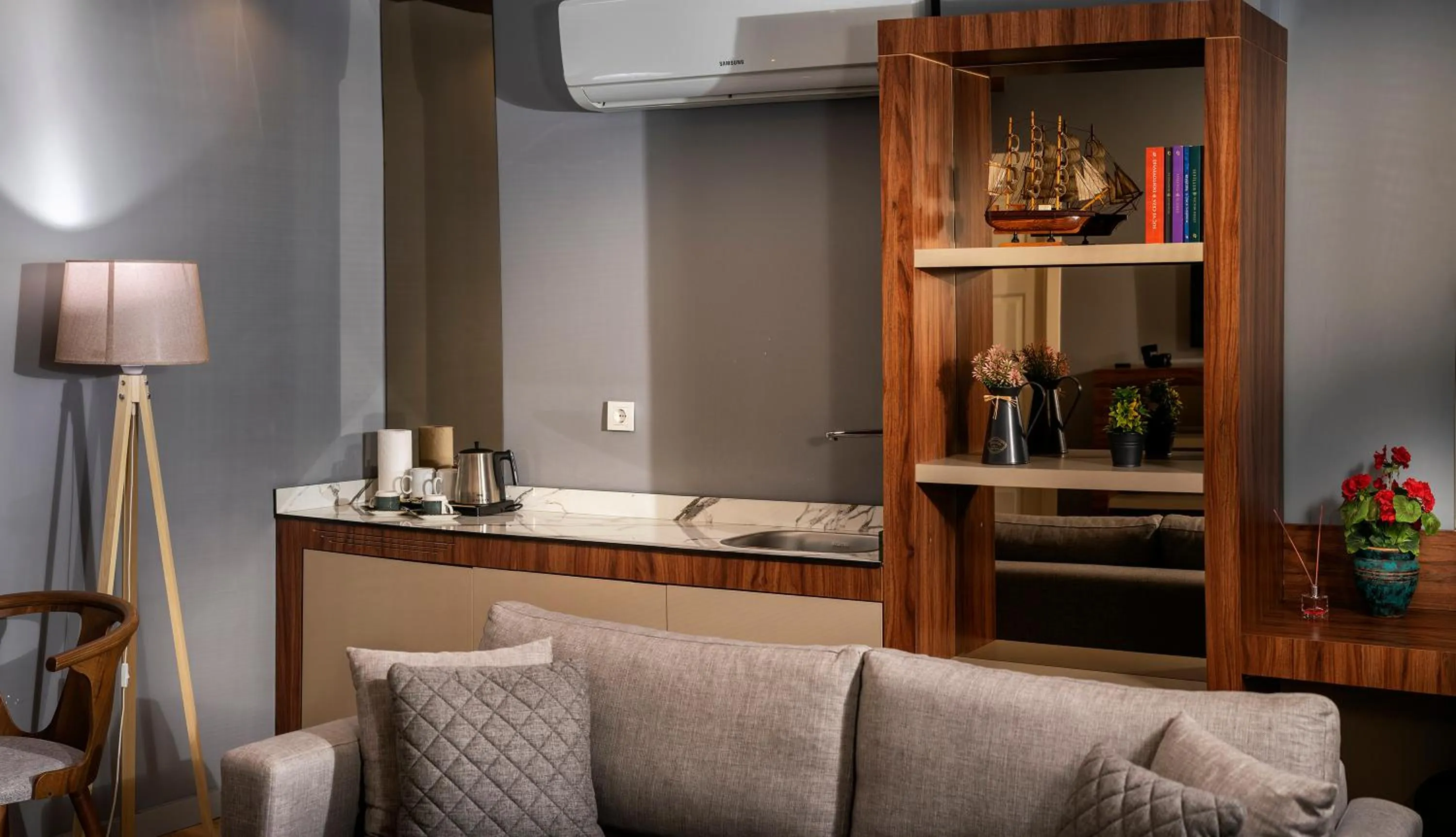 Bed in Vitabella Suites